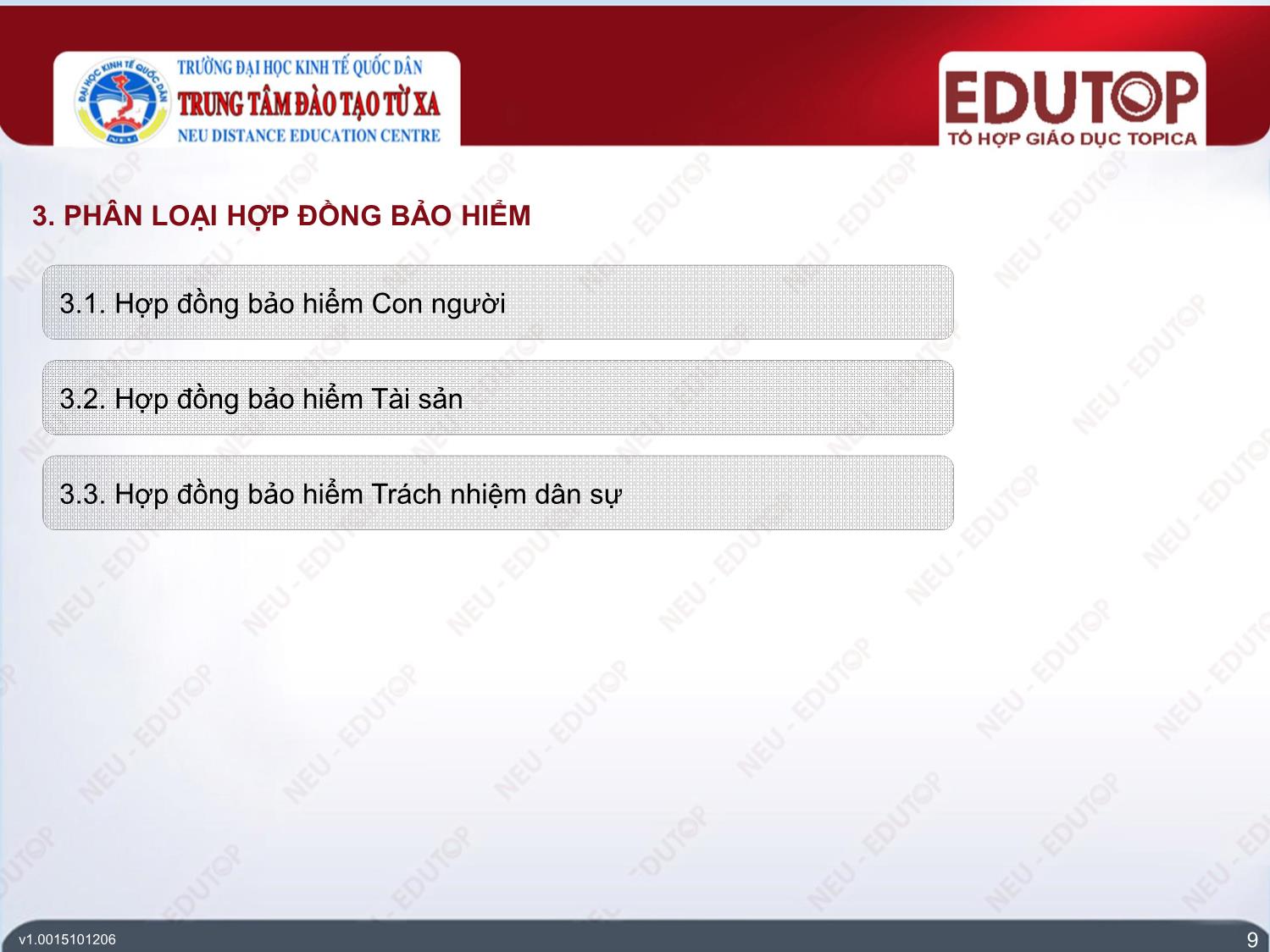 Bài giảng Quản trị kinh doanh bảo hiểm - Bài 4: Hợp đồng bảo hiểm trang 9