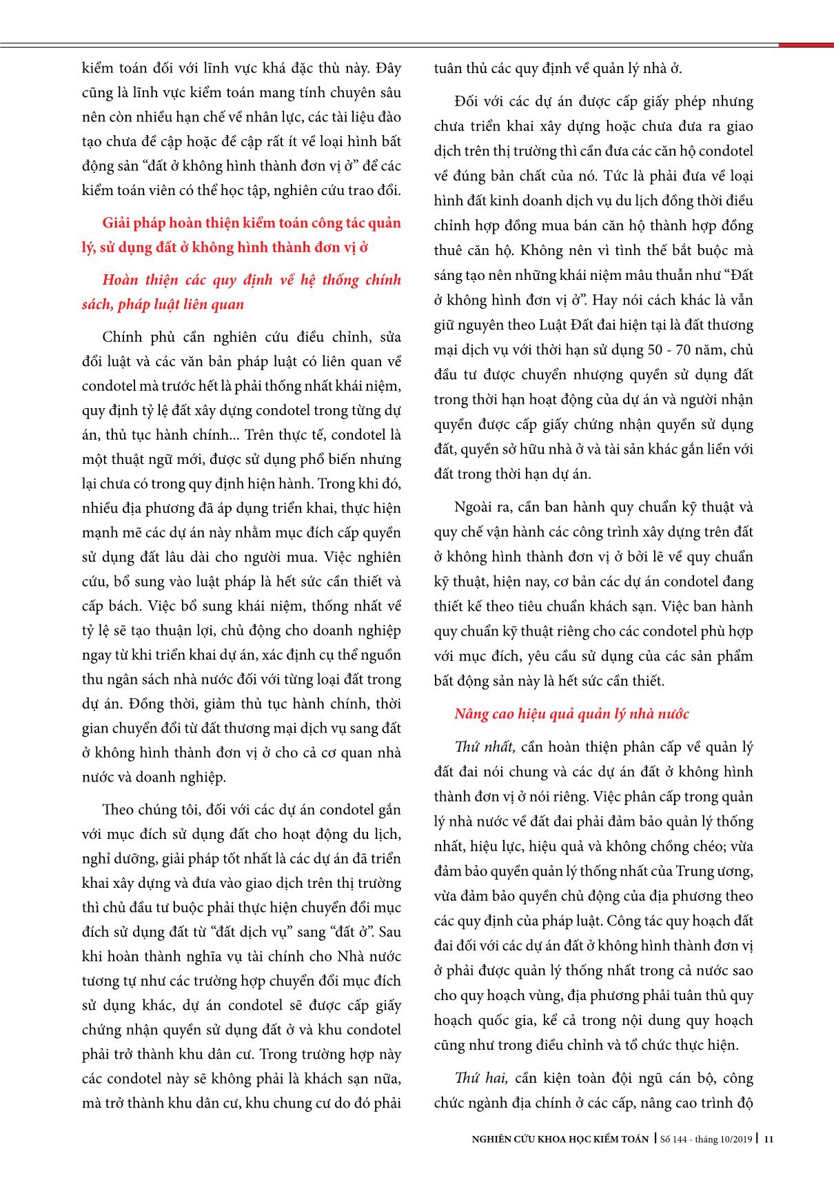 Hoàn thiện kiểm toán công tác quản lý, sử dụng “đất ở không hình thành đơn vị ở” trang 6