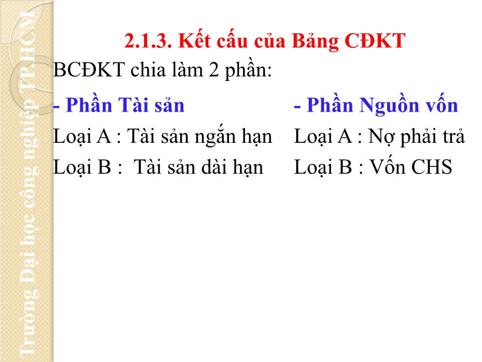 Bài giảng Nguyên lý kế toán - Chương 2: Báo cáo tài chính trang 10