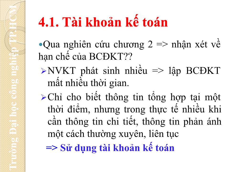 Bài giảng Nguyên lý kế toán - Chương 4: Tài khoản kế toán và ghi sổ kép trang 5