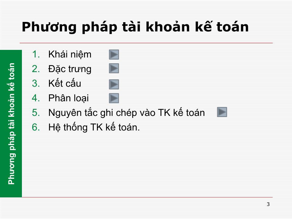 Bài giảng Nguyên lý kế toán - Chương 3: Tài khoản kế toán và ghi sổ kép trang 3