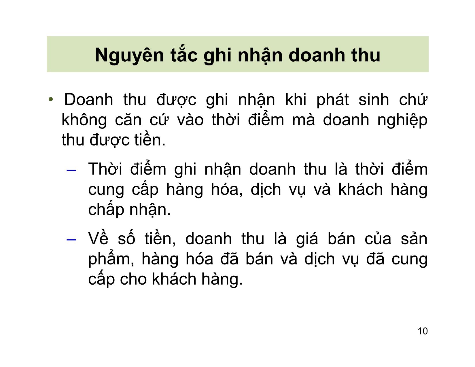 Bài giảng Kế toán tài chính - Chương 4: Khoá sổ và lập Báo cáo tài chính trang 10