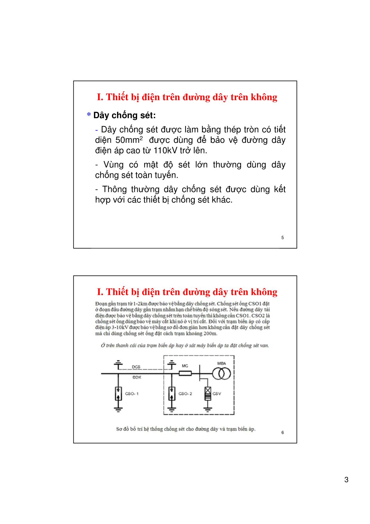 Bài giảng Vận hành và điều khiển hệ thống điện - Chương 7: Công tác vận hành đường dây - Võ Ngọc Điều trang 3