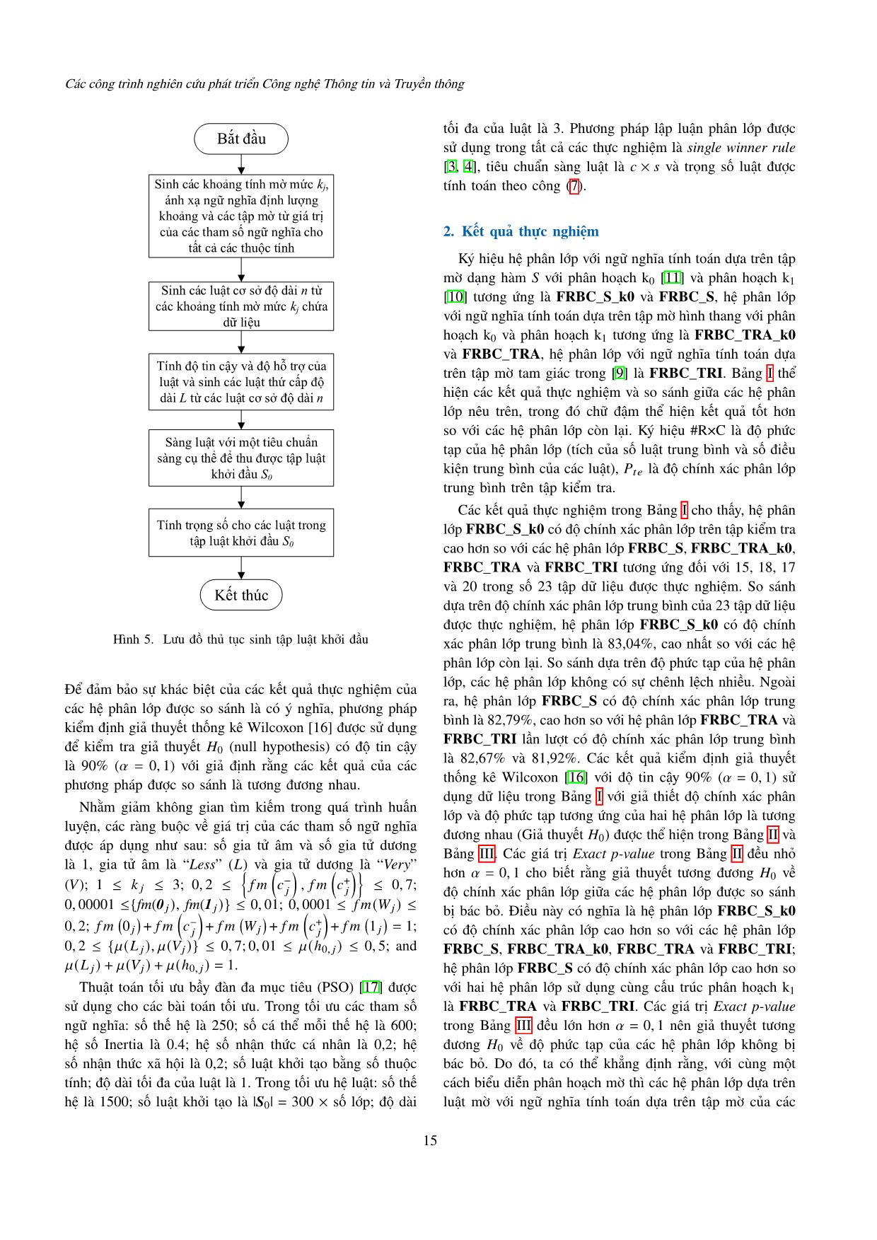Một phương pháp thiết kế ngữ nghĩa tính toán của các từ ngôn ngữ giải bài toán phân lớp dựa trên luật mờ trang 6