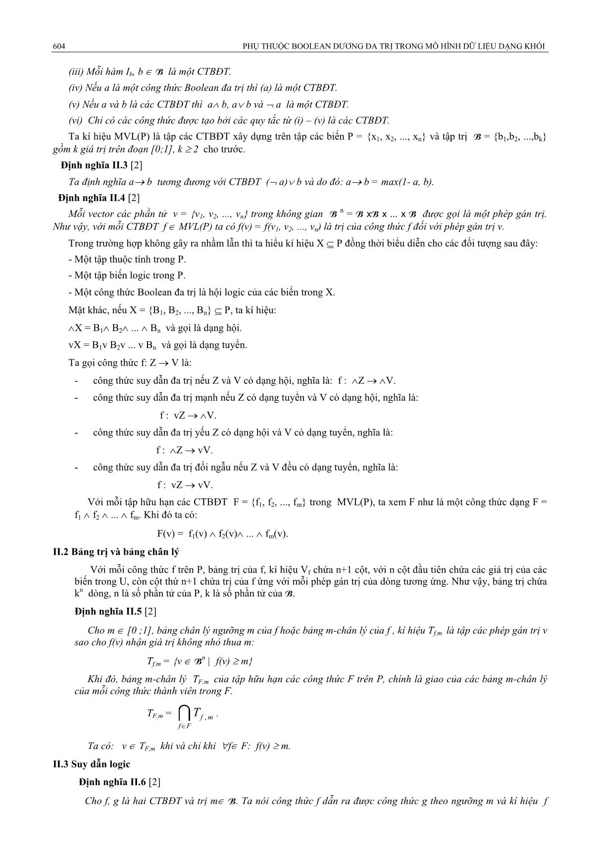 Phụ thuộc Boolean dương đa trị trong mô hình dữ liệu dạng khối trang 3