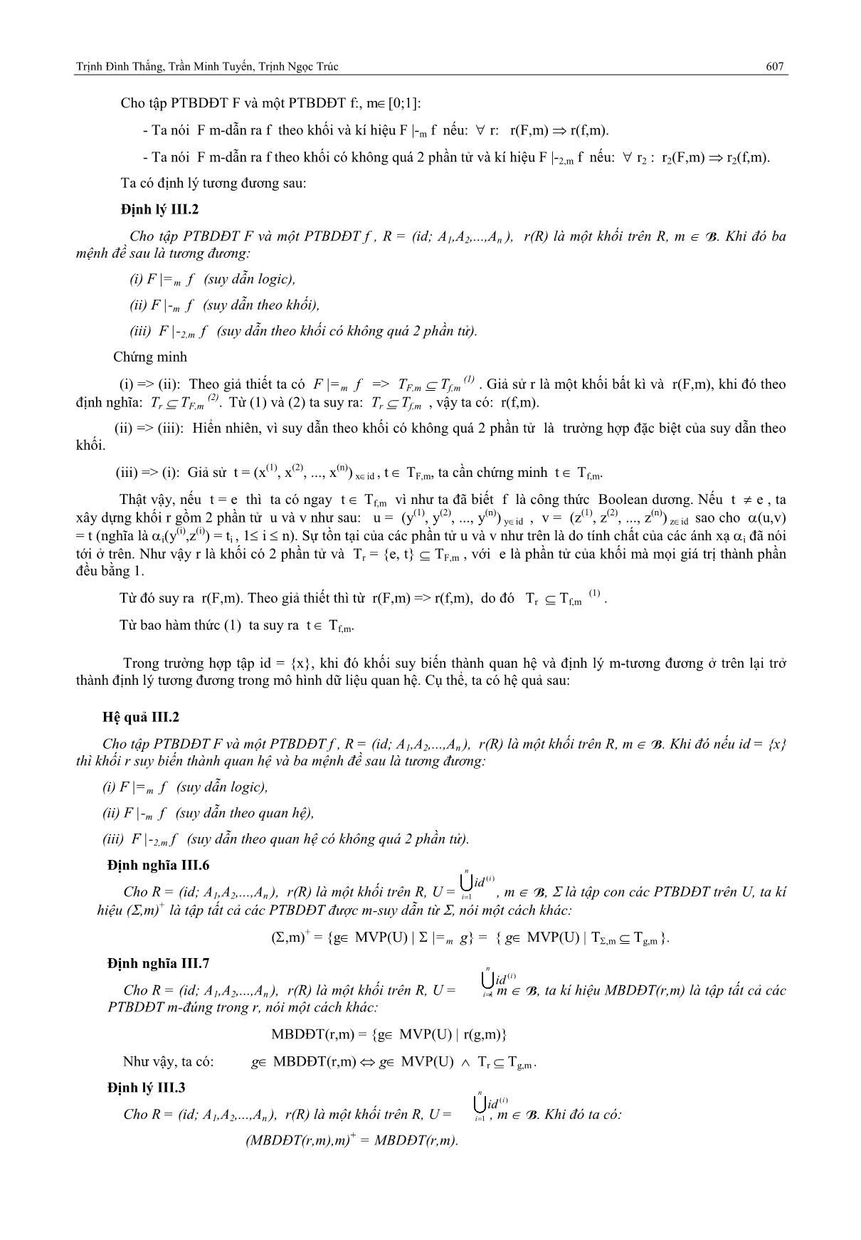 Phụ thuộc Boolean dương đa trị trong mô hình dữ liệu dạng khối trang 6