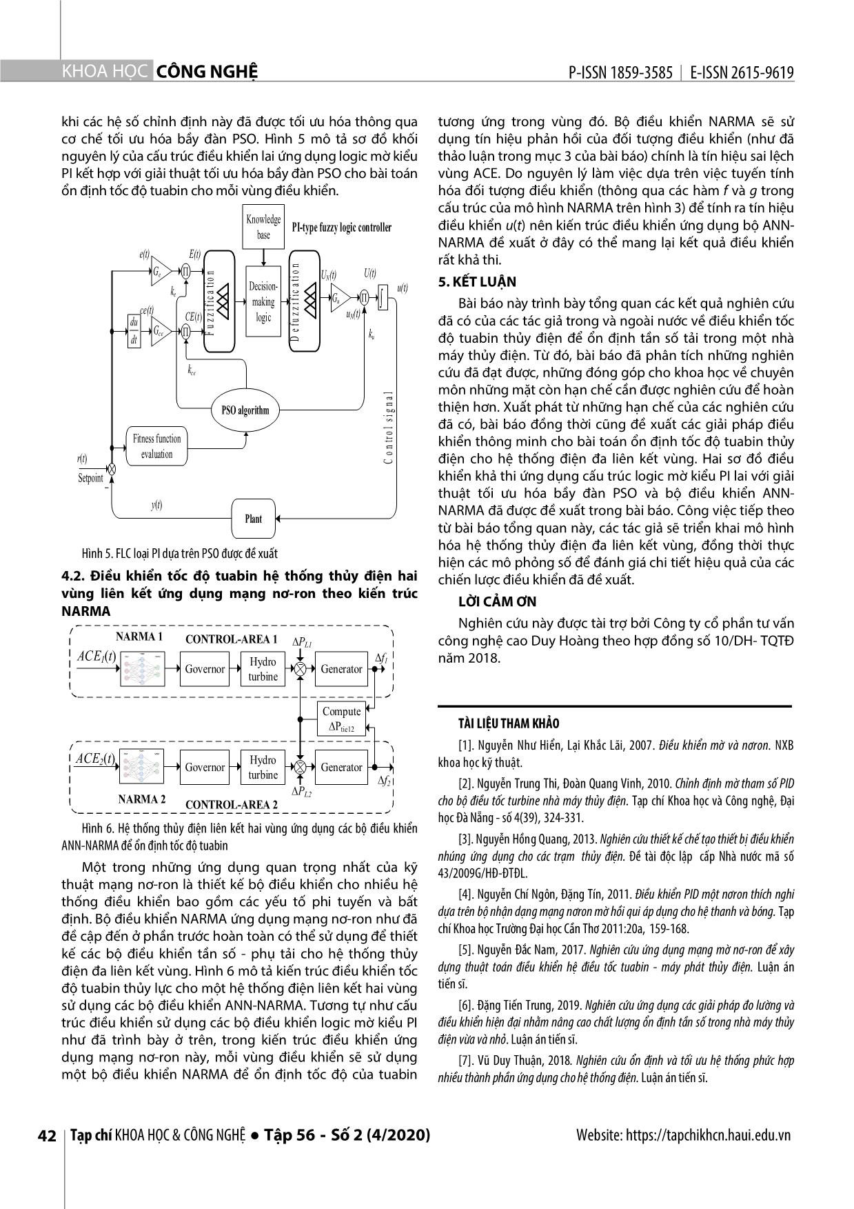 Tổng quan về điều khiển tốc độ tuabin trong hệ thống thủy điện liên kết vùng để ổn định tần số lưới trang 5