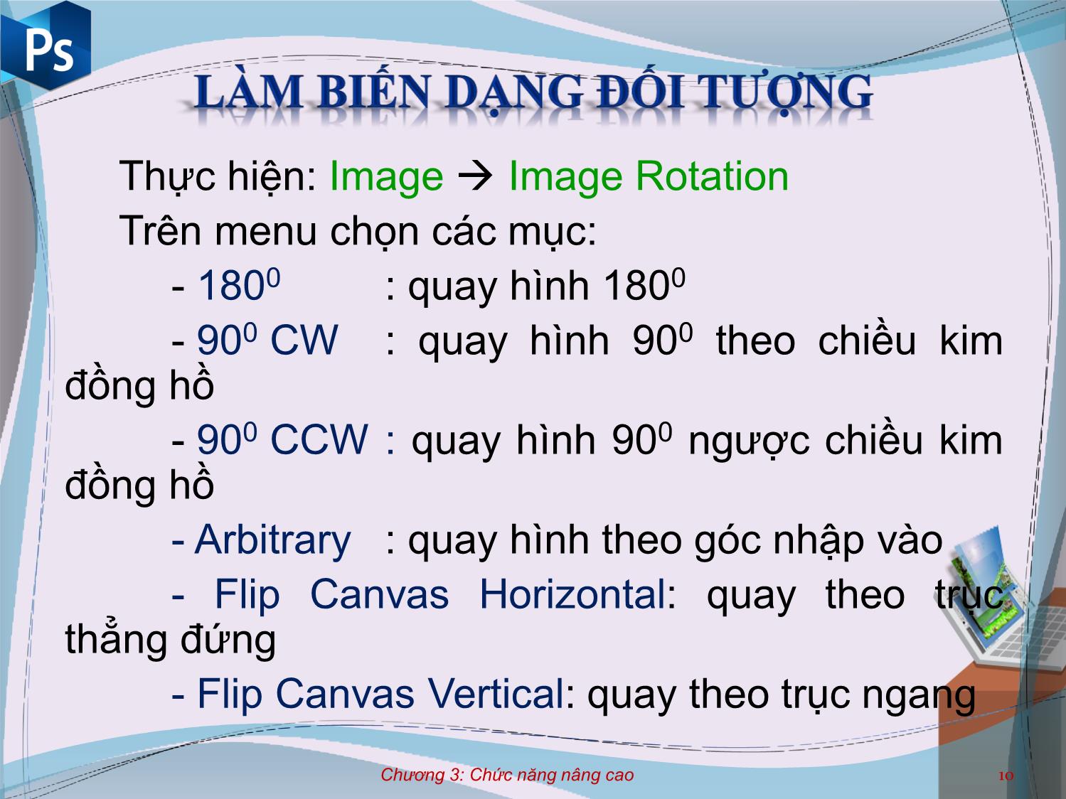 Bài giảng Công cụ thiết kế đồ họa - Chương 3: Các nhóm chức năng nâng cao - Nguyễn Thị Mỹ Dung trang 9