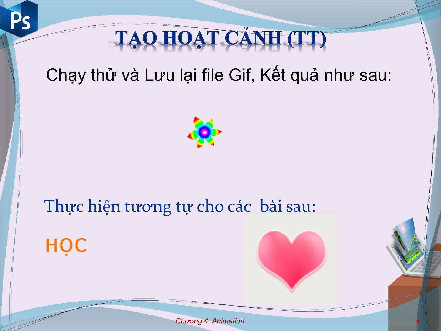 Bài giảng Công cụ thiết kế đồ họa - Chương 4: Animation - Nguyễn Thị Mỹ Dung trang 9