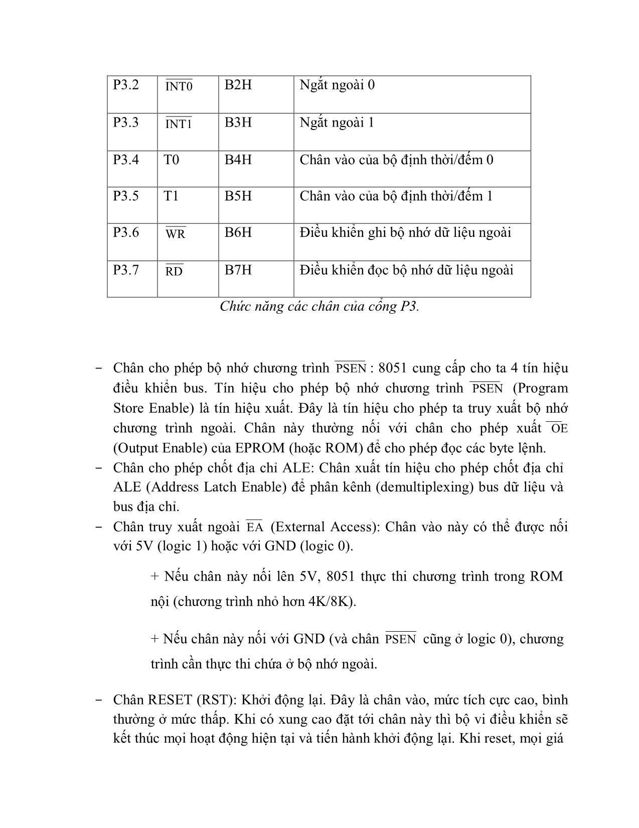 Giáo trình Điều khiển hệ thống cơ điện tử sử dụng vi điều khiển trang 10