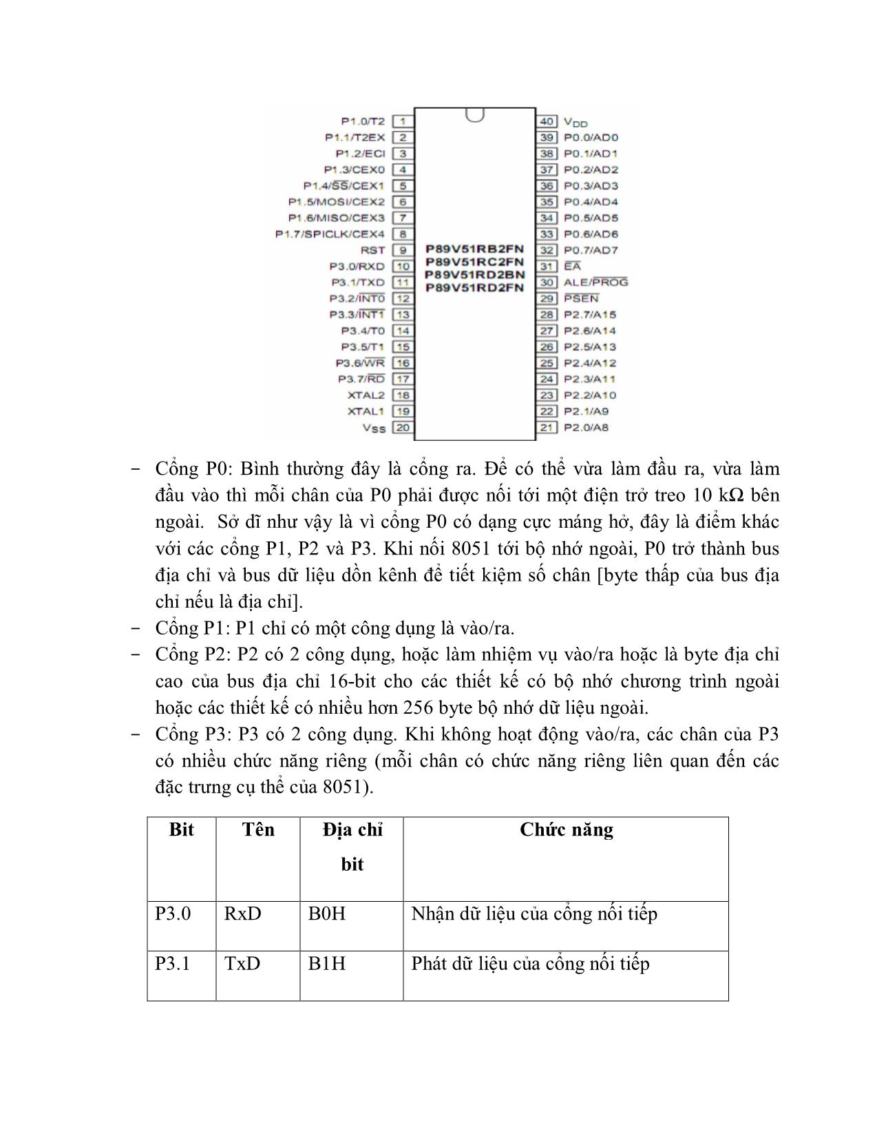 Giáo trình Điều khiển hệ thống cơ điện tử sử dụng vi điều khiển trang 9