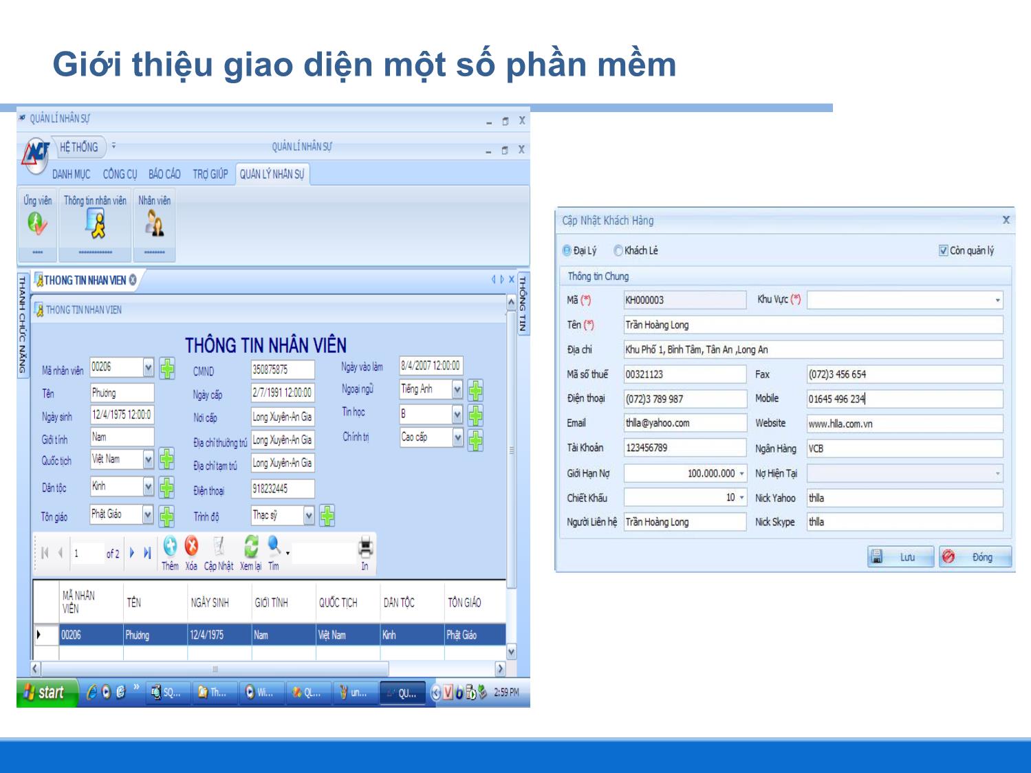 Bài giảng Lập trình DOTNET - Chương 4: Lập trình quản lý cơ sở dữ liệu với ADO.NET bằng C# - Huỳnh Lê Uyên Minh trang 6