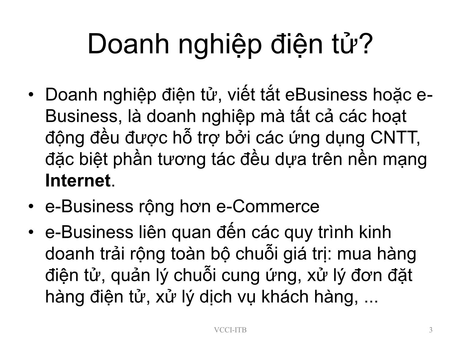 Bài giảng Doanh nghiệp điện tử: Mô hình khung cho kết nối Chính phủ - Doanh nghiệp trang 3