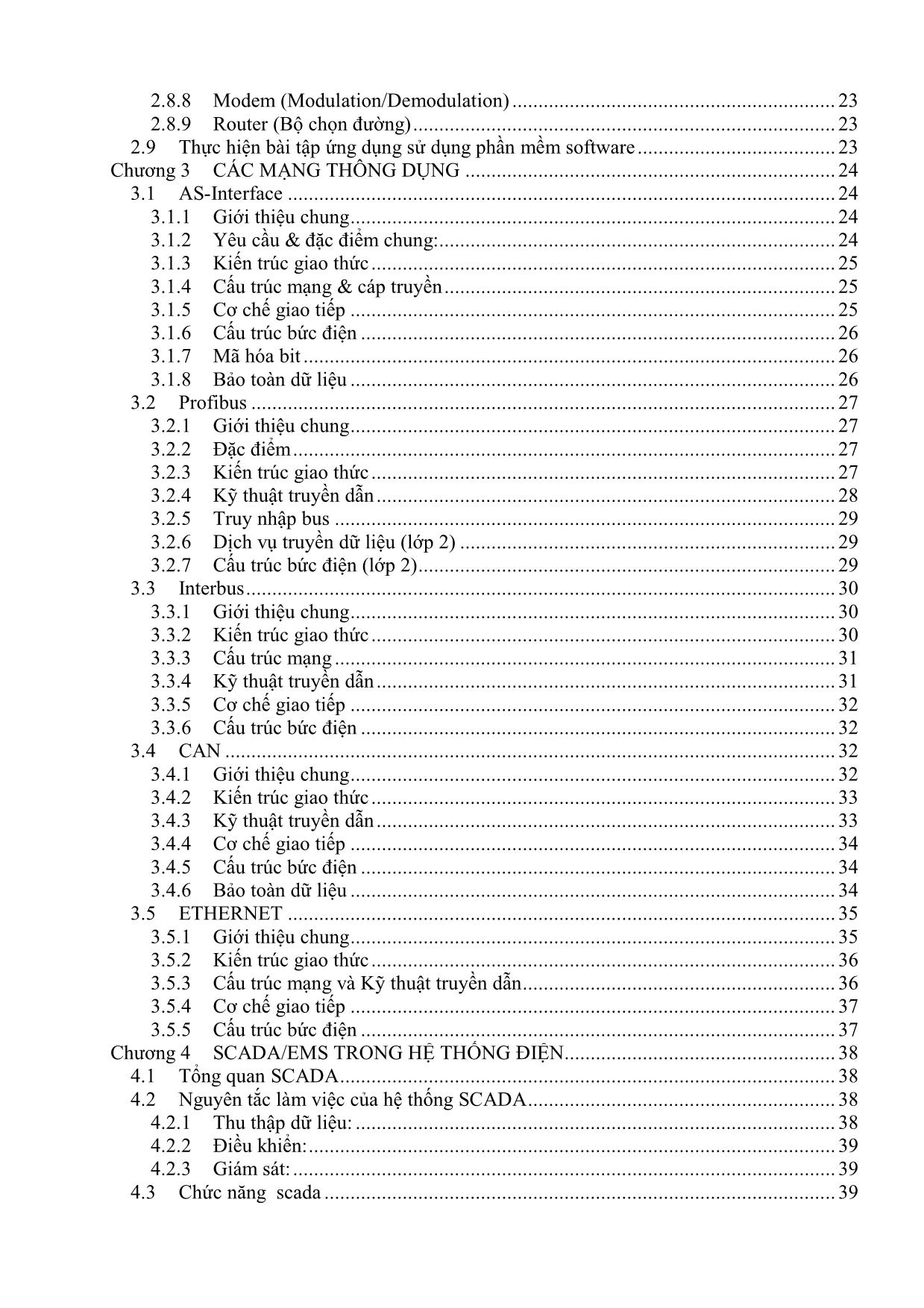Bài giảng Mạng công nghiệp và SCADA - Đỗ Văn Cần trang 5