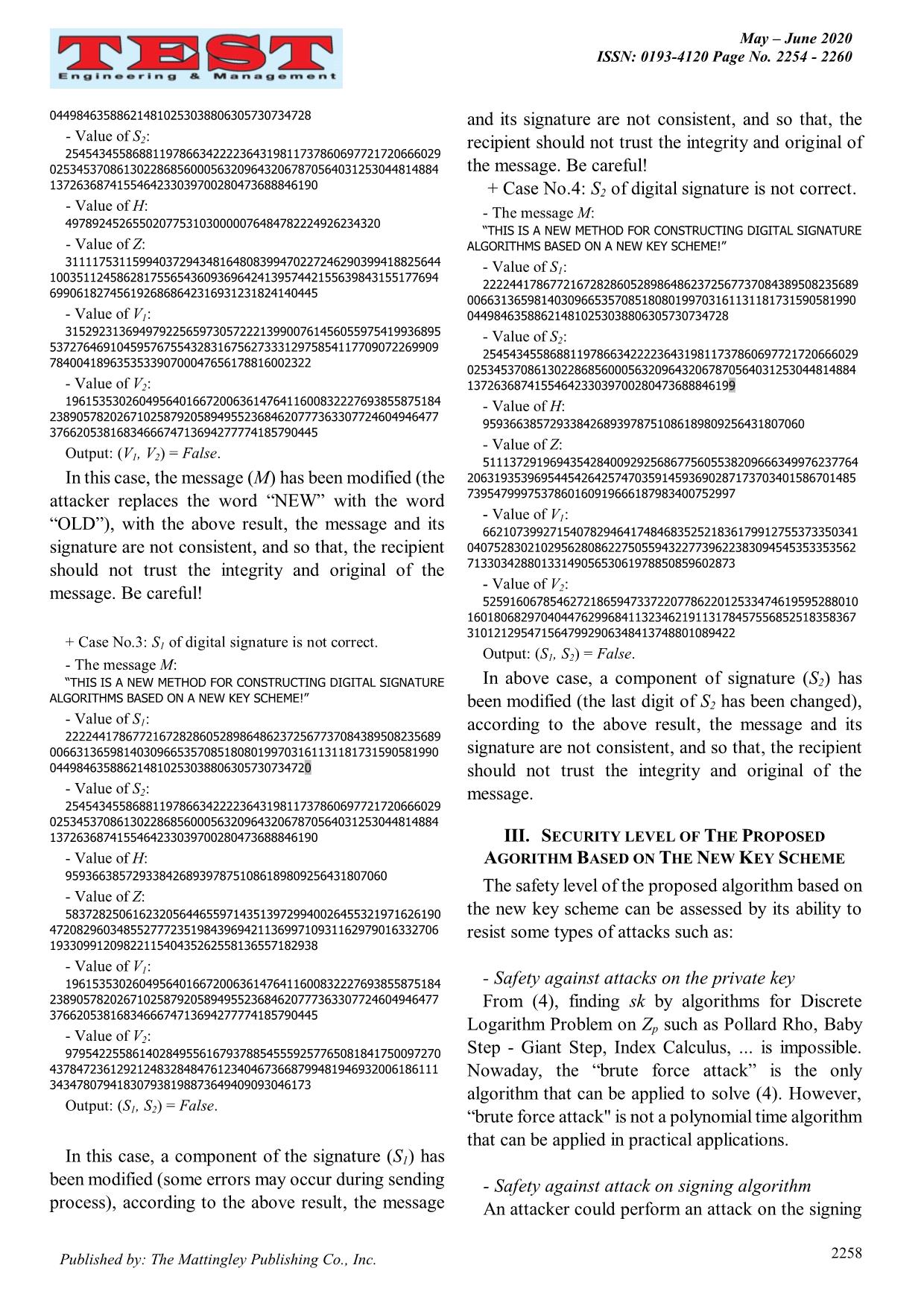 A new method for constructing digital signature algorithm based on a new key scheme trang 5