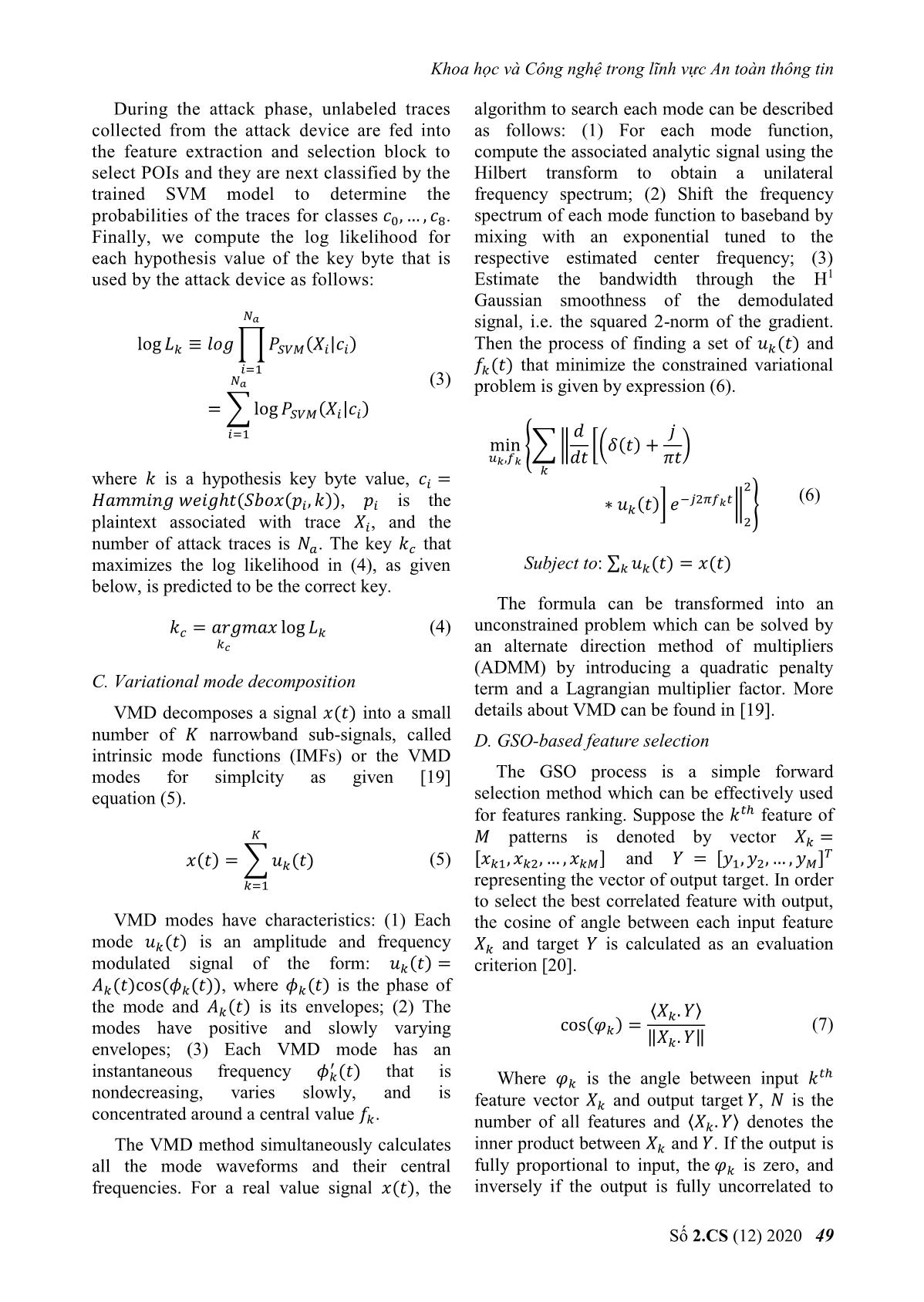 A novel points of interest selection method for svm-based profiled attacks trang 5