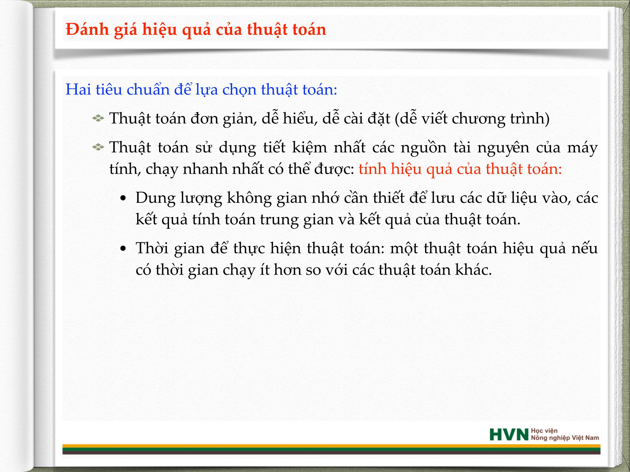 Bài giảng Mạng và hệ thống thông tin - Chương 1: Mở đầu về thuật toán và độ phức tạp - Nguyễn Văn Hạnh trang 7