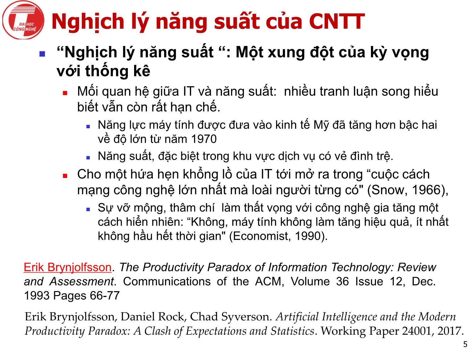 Bài giảng Nhập môn khai phá dữ liệu - Chương 2: Công nghệ tri thức - Hà Quang Thụy trang 5