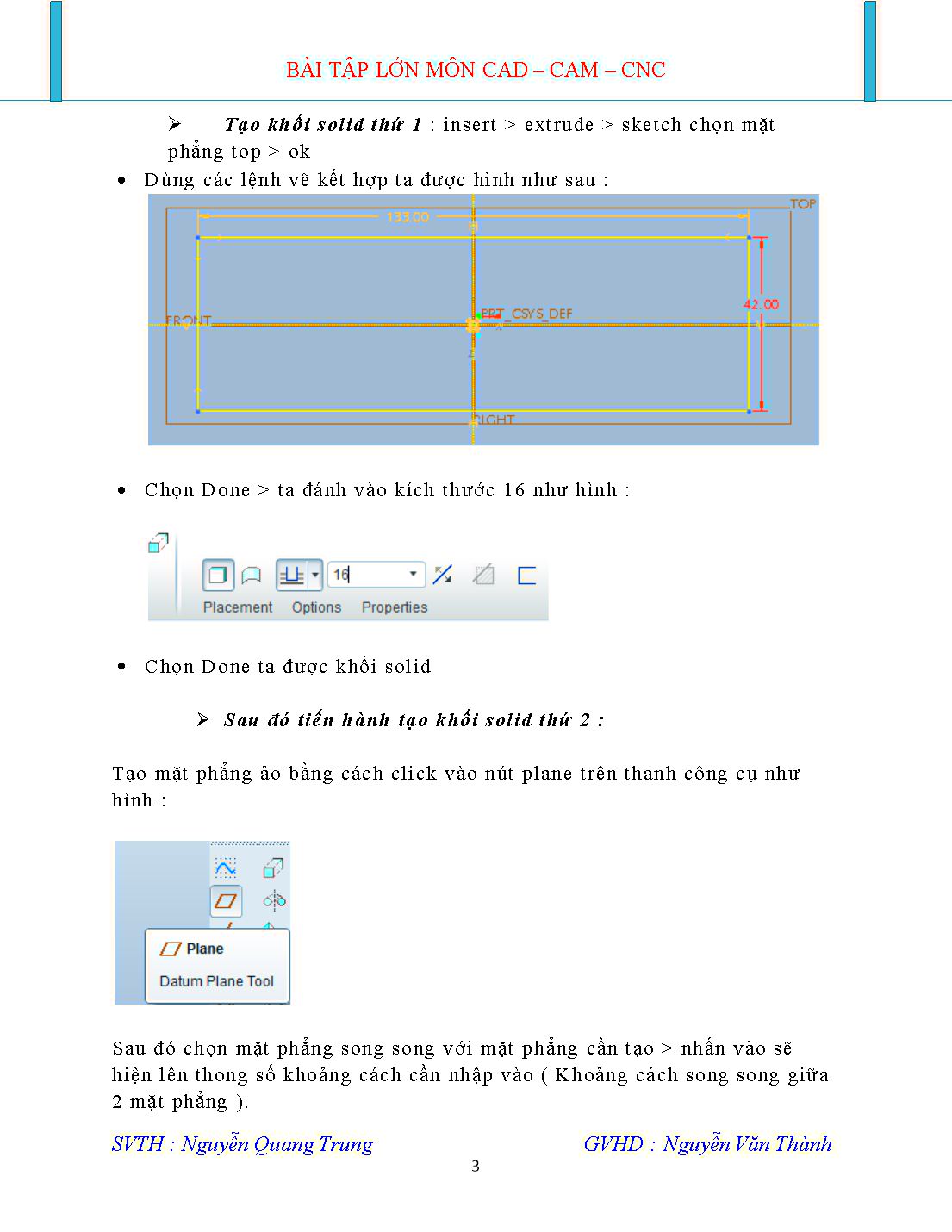 Bài tập lớn môn CAD/CAM/CNC - Nguyễn Quang Trung trang 3