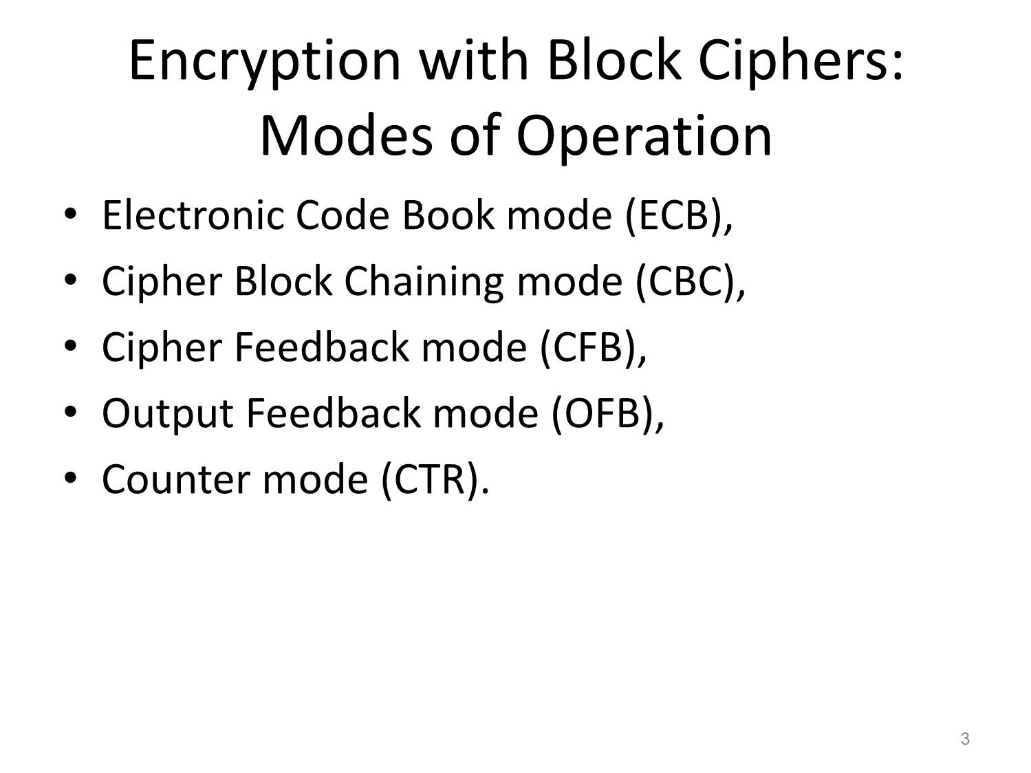 Bài giảng Other Block Ciphers trang 3