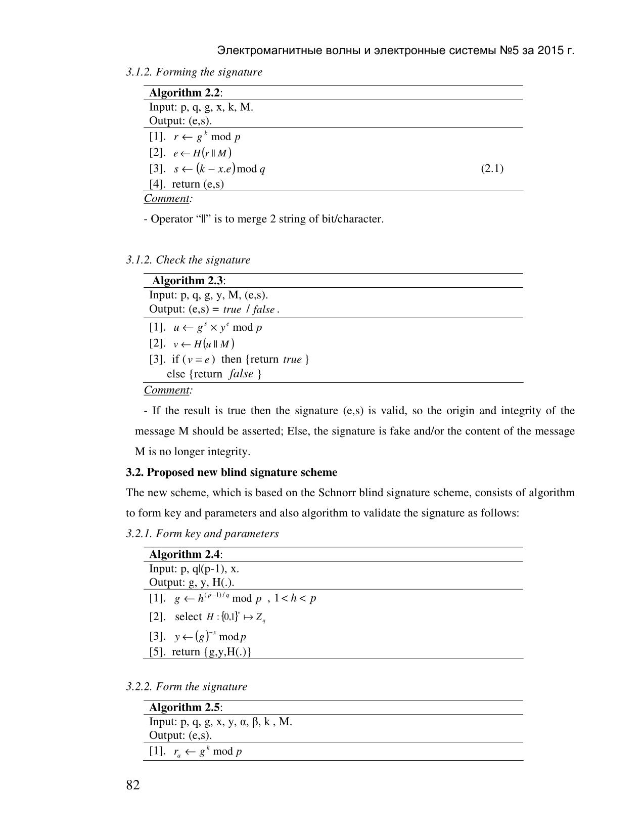 Blind signature scheme based on discrete logarithm problem trang 7