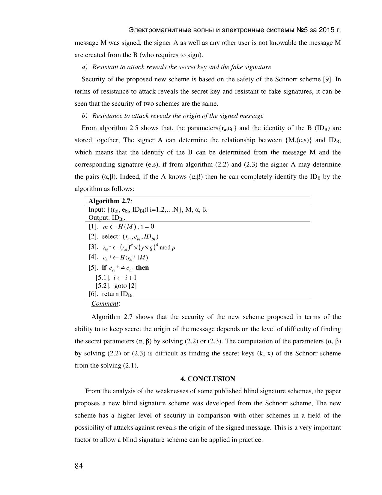 Blind signature scheme based on discrete logarithm problem trang 9