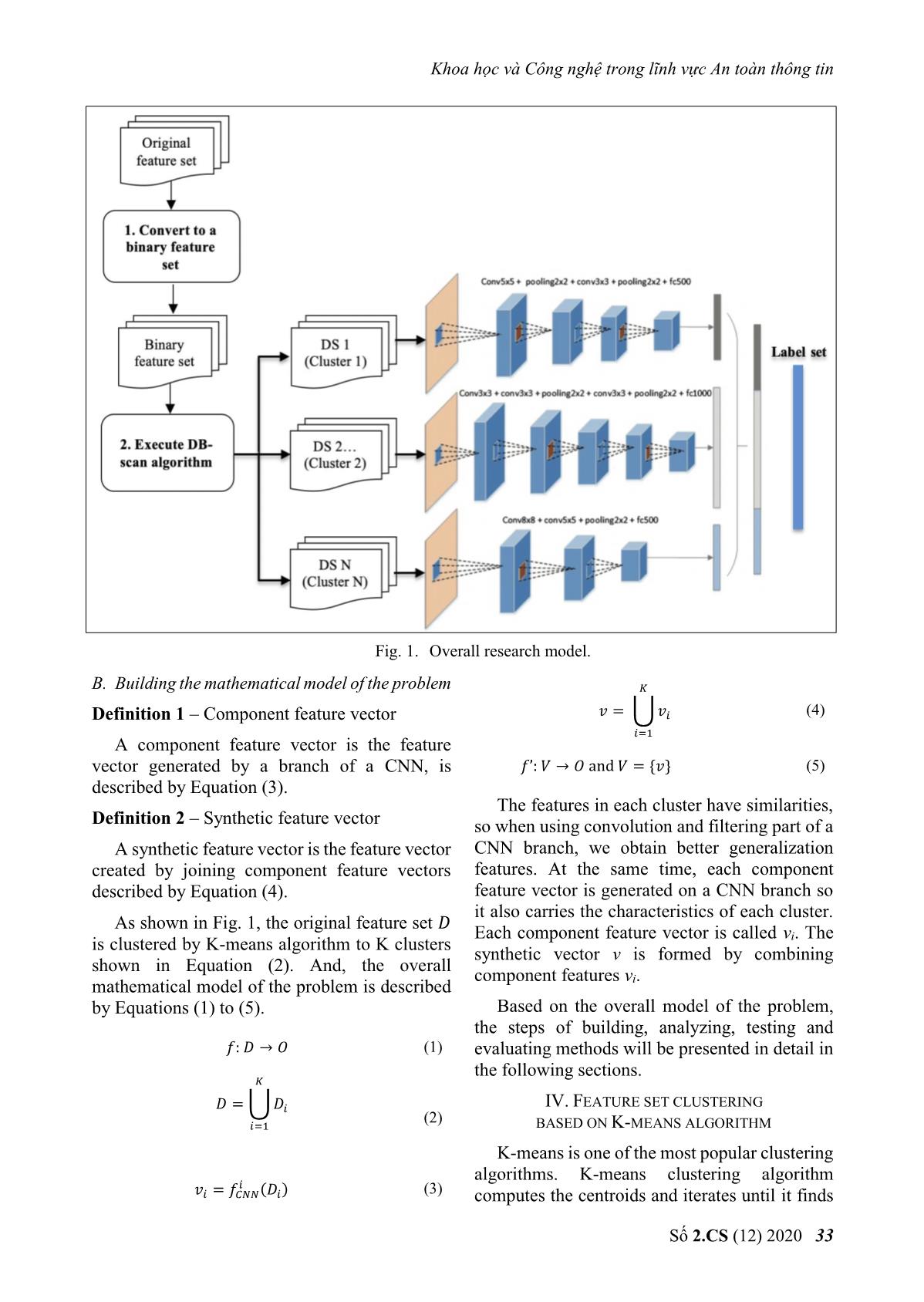 Detecting web attacks based on clustering algorithm and multi- branch CNN trang 3