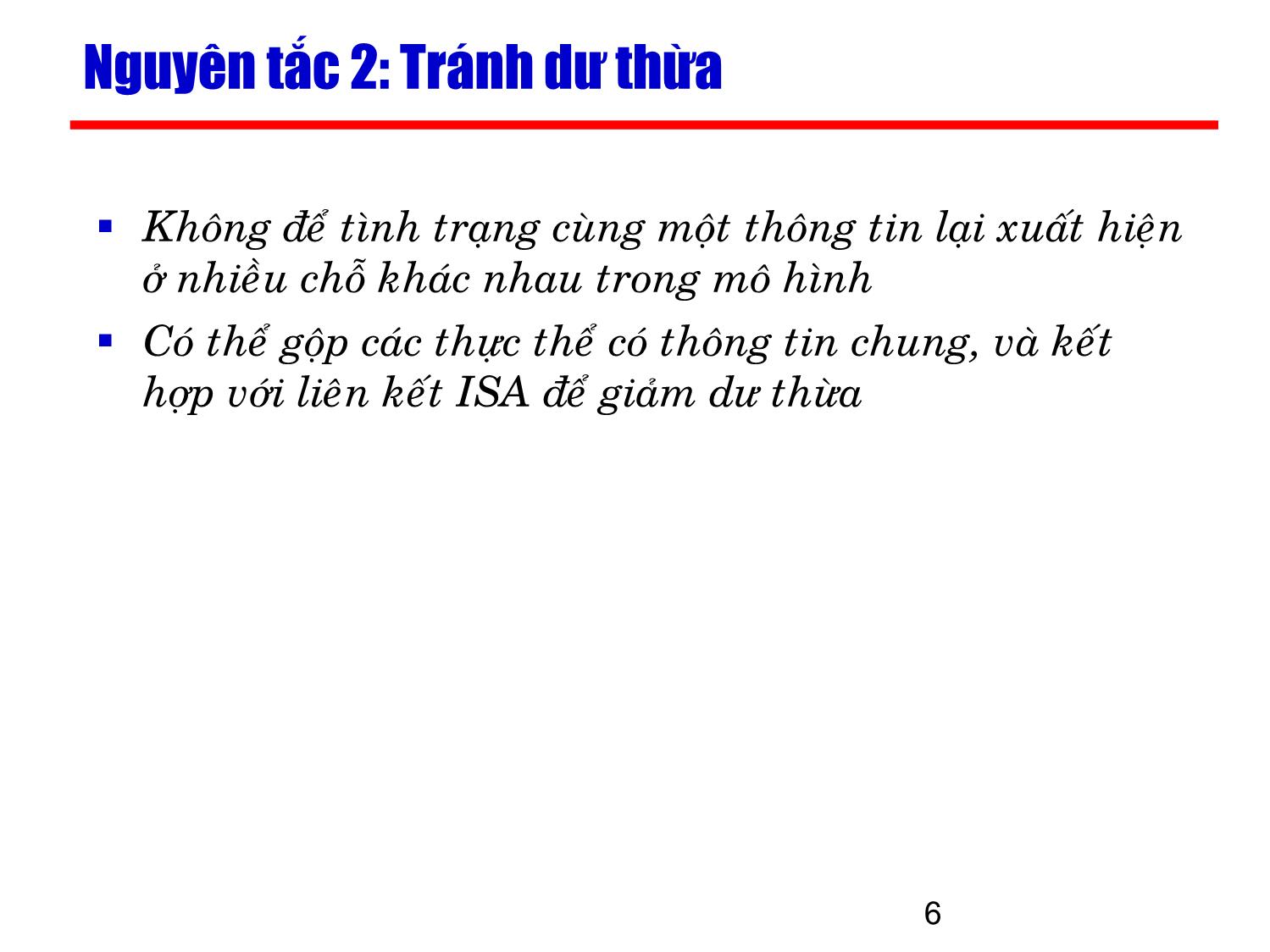 Bài giảng Kỹ thuật phần mềm ứng dụng - Chương 4: Mô hình thực thể và liên kết (Phần 2) trang 6