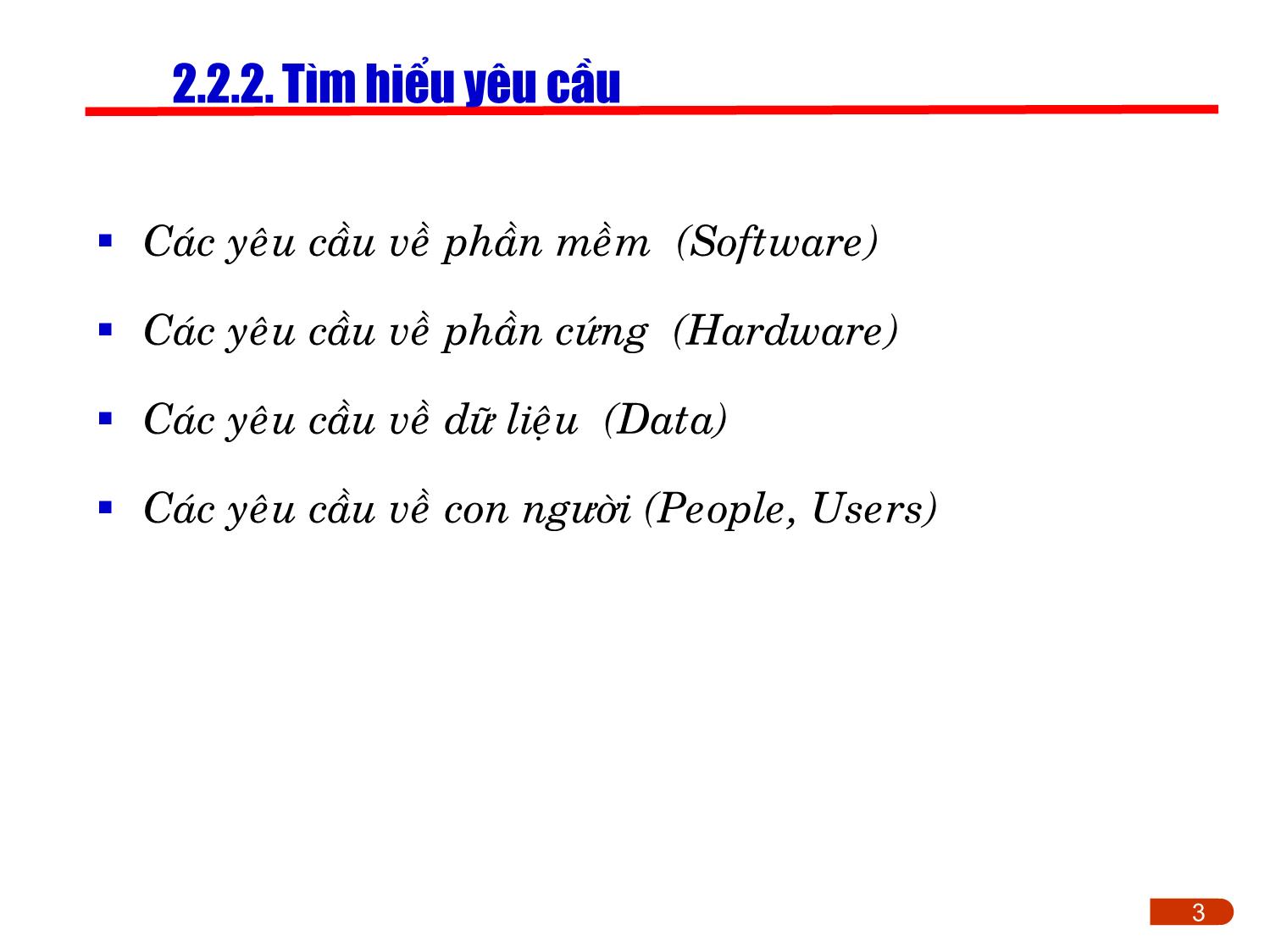 Bài giảng Kỹ thuật phần mềm ứng dụng - Chương 2: Các pha trong phát triển phần mềm (Phần 3) trang 3