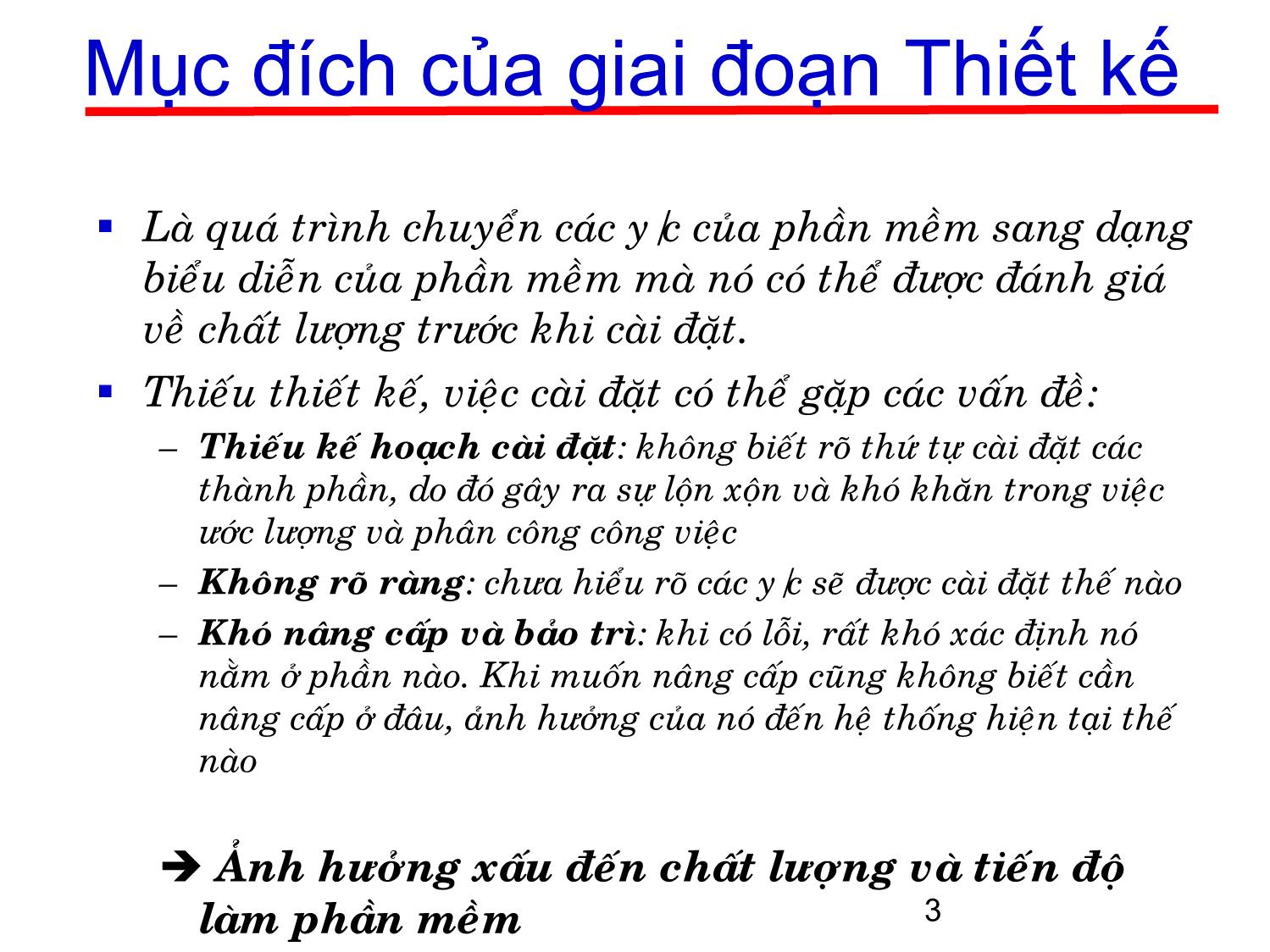 Bài giảng Kỹ thuật phần mềm ứng dụng - Chương 2: Các pha trong phát triển phần mềm (Phần 5) trang 3