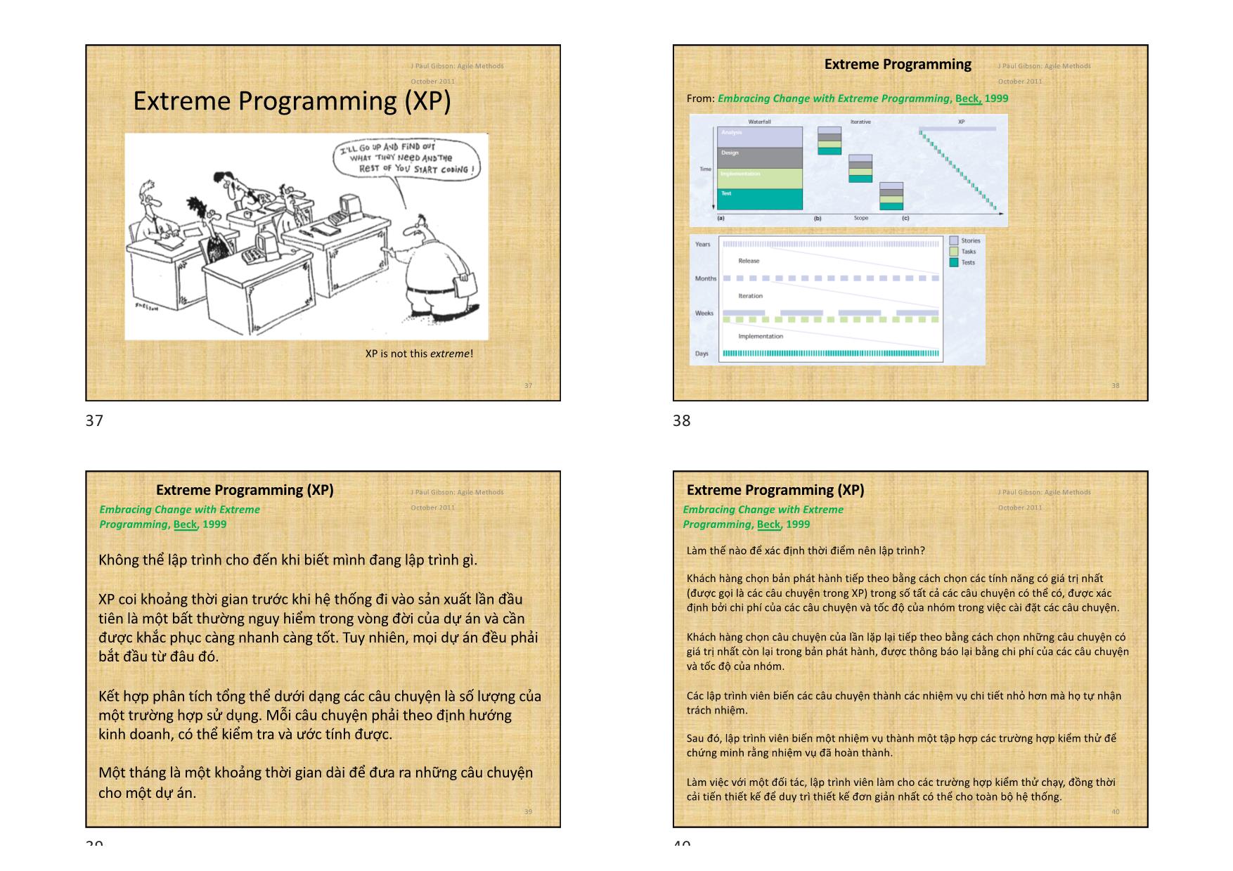 Bài giảng Nhập môn công nghệ phần mềm (Introduction to software engineering) - Chương 3: Phương pháp Agile trang 10