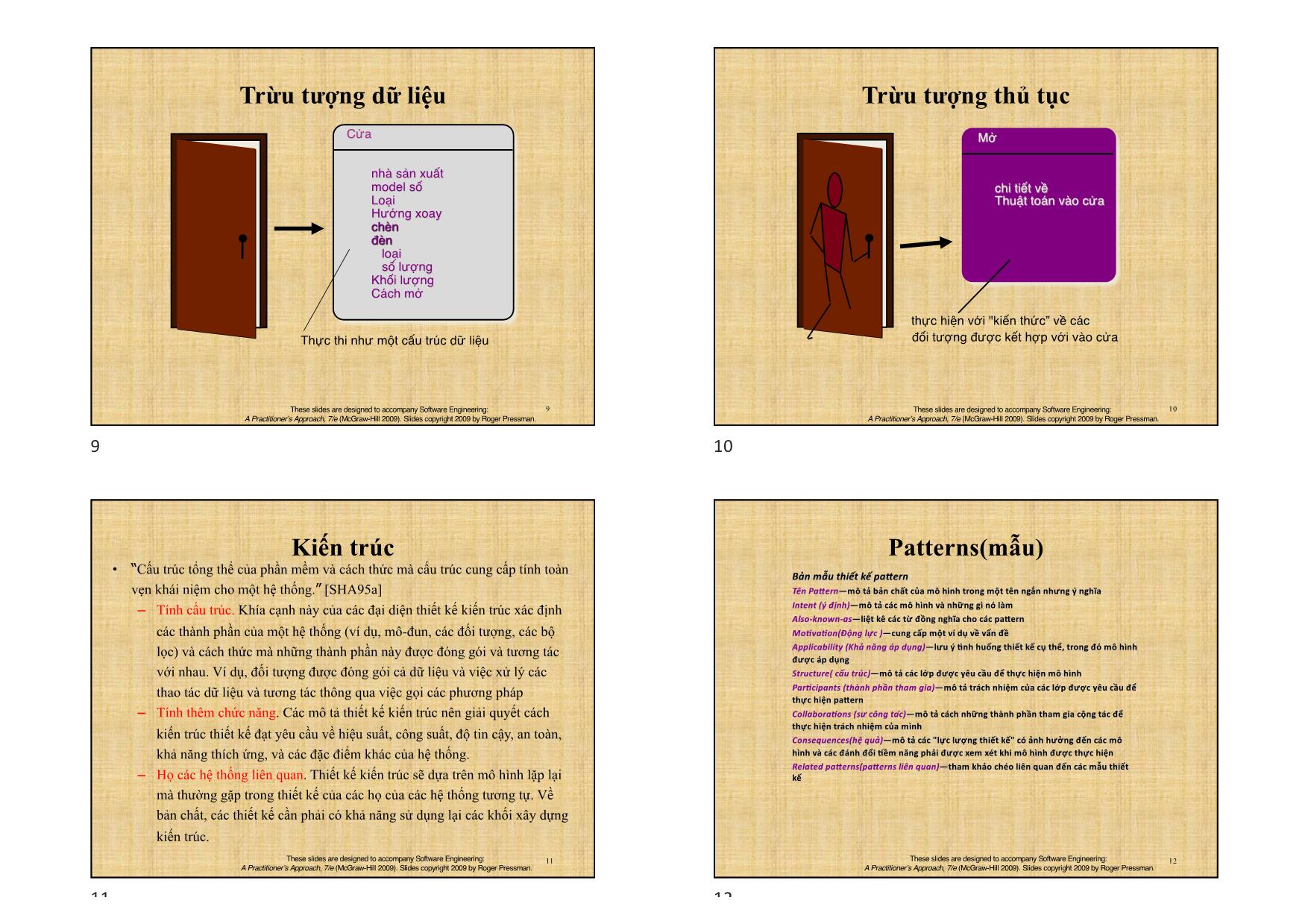 Bài giảng Nhập môn công nghệ phần mềm (Introduction to software engineering) - Chương 7: Thiết kế phần mềm trang 3