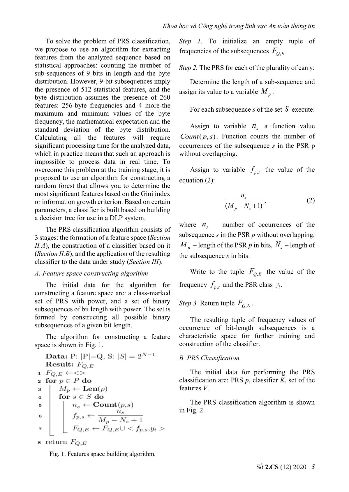 Pseudorandom sequences classification algorithm trang 3