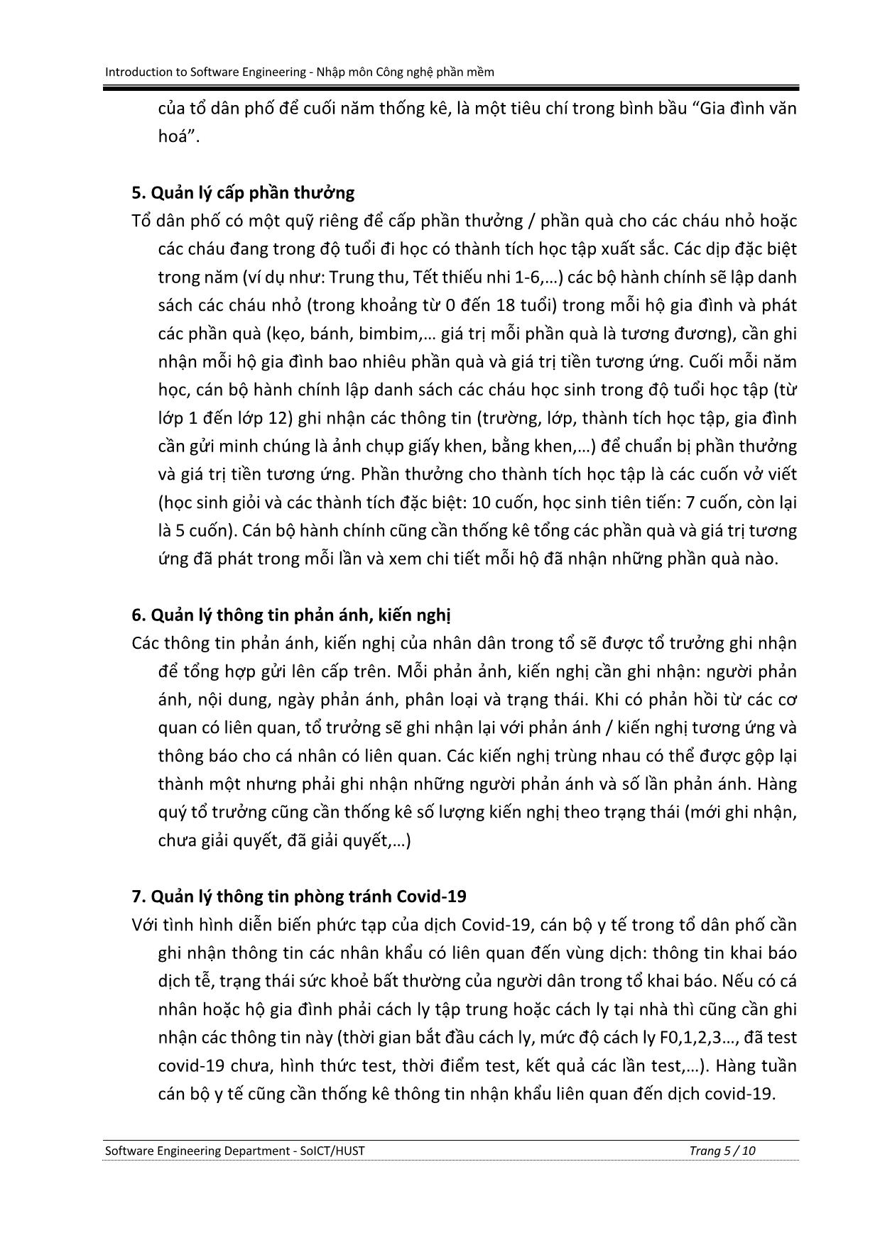 Bài tập Nhập môn Công nghệ phần mềm - Tuần 1: Các khái niệm cơ bản về Công nghệ phần mềm & Cài đặt môi trường trang 5