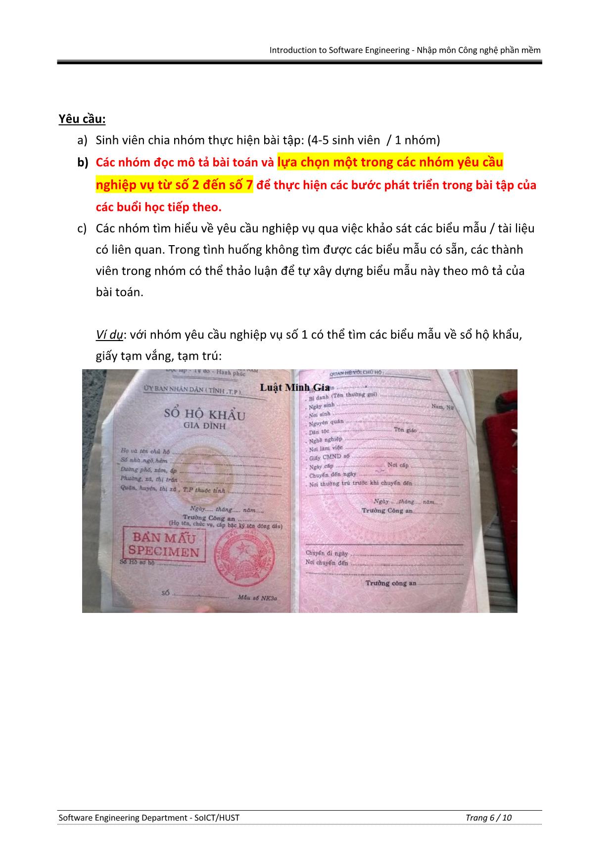 Bài tập Nhập môn Công nghệ phần mềm - Tuần 1: Các khái niệm cơ bản về Công nghệ phần mềm & Cài đặt môi trường trang 6