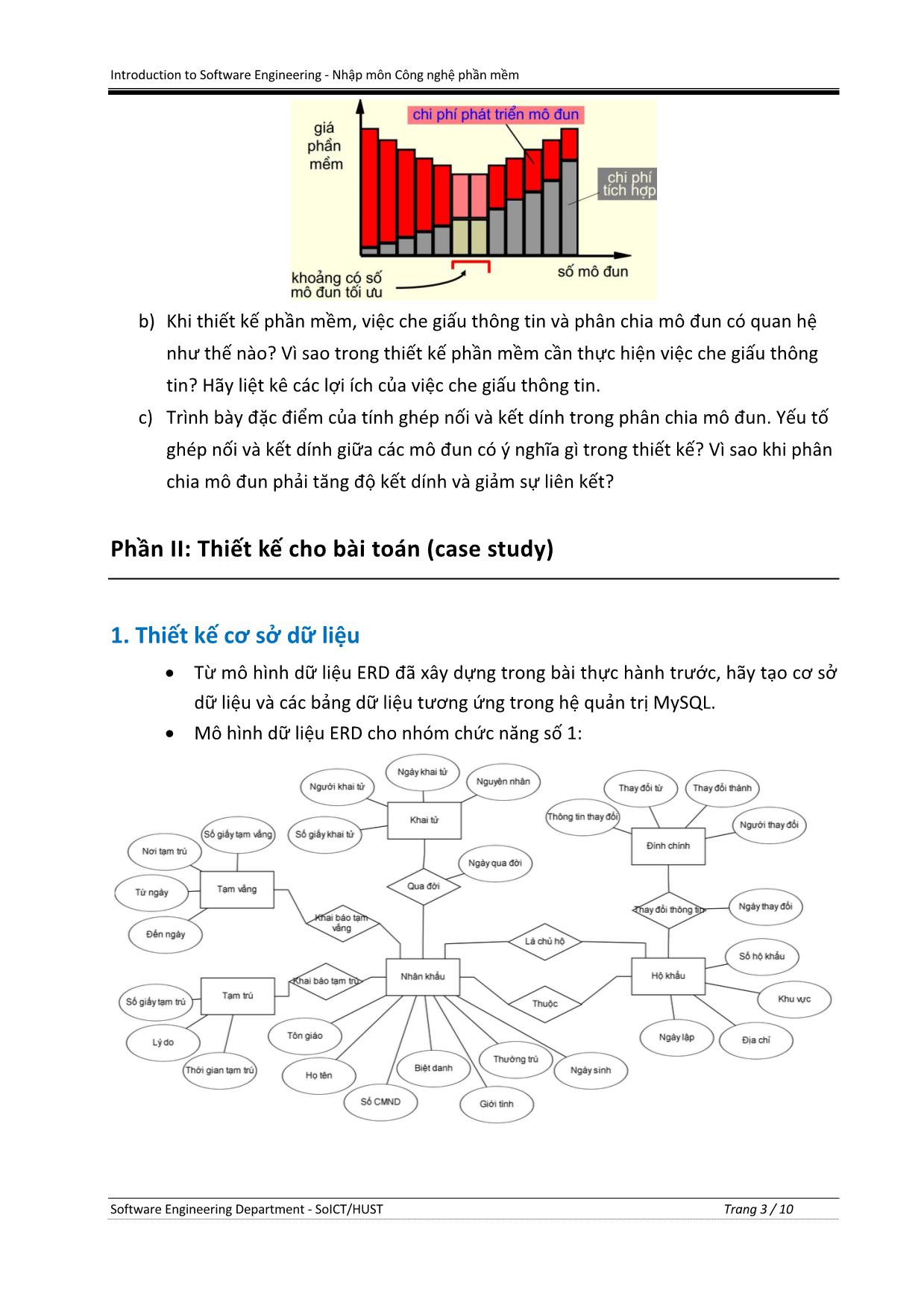 Bài tập Nhập môn Công nghệ phần mềm - Tuần 8: Thiết kế phần mềm (Thiết kế kiến trúc & thiết kế chi tiết) trang 3