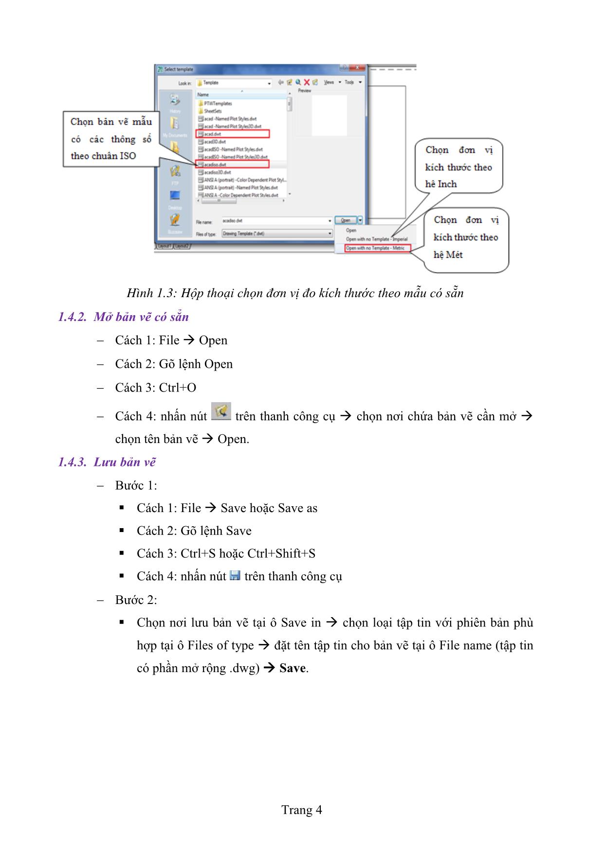 Giáo trình AutoCad (Phần 1) trang 8