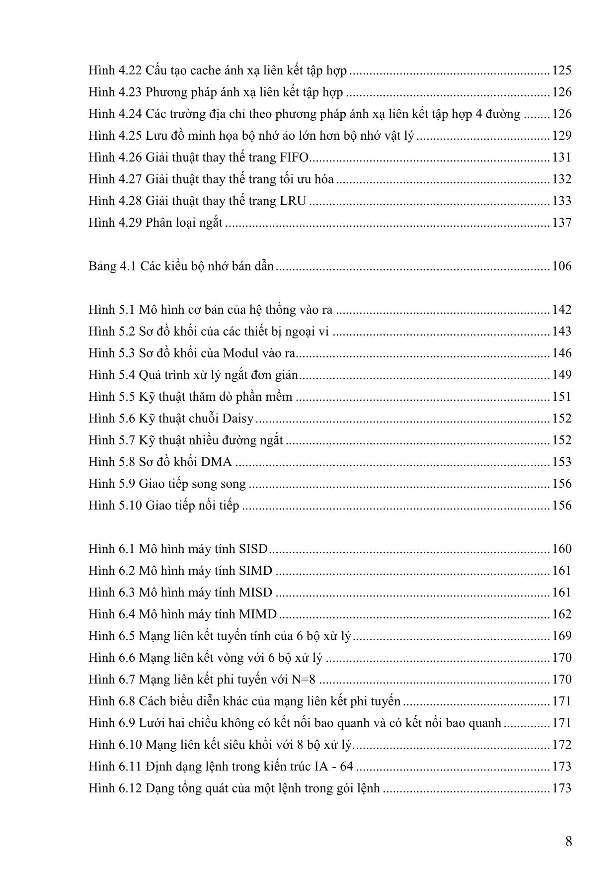 Giáo trình Kiến trúc máy tính trang 8