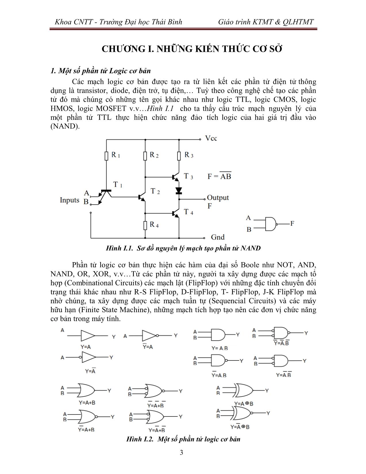 Giáo trình Kiến trúc máy tính & Quản lý hệ thống máy tính (Phần 1) trang 4