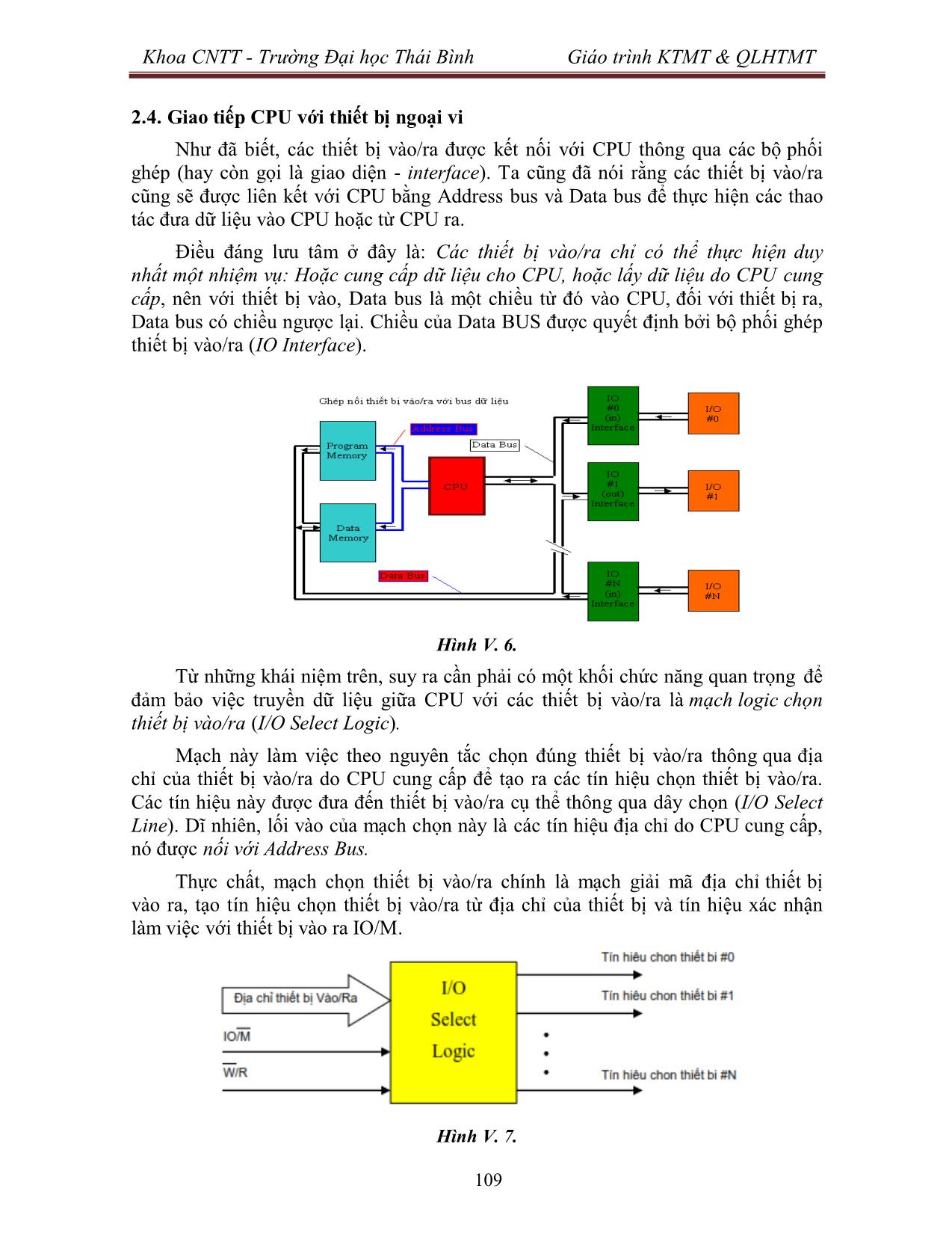 Giáo trình Kiến trúc máy tính & Quản lý hệ thống máy tính (Phần 2) trang 6