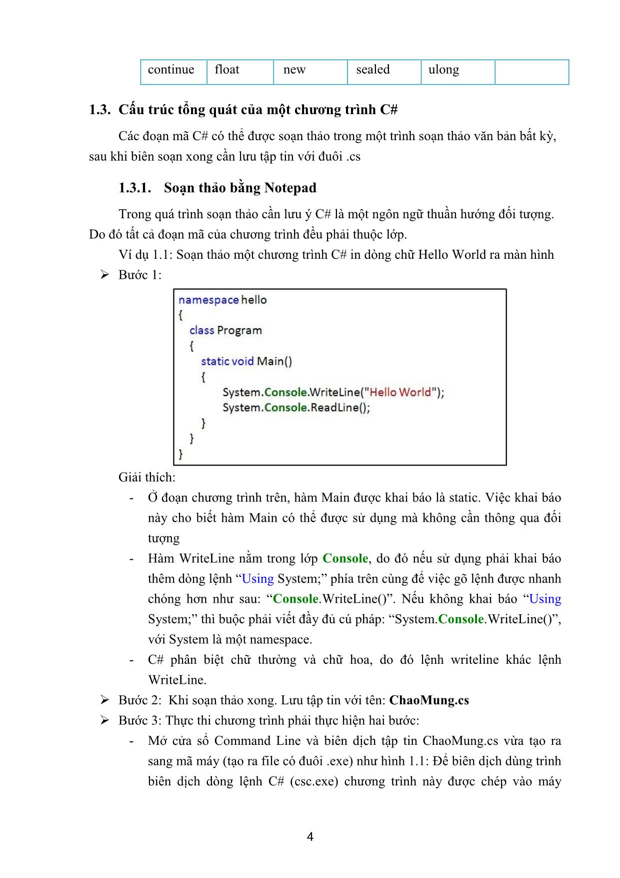 Giáo trình Lập trình Windows forms với C# (Phần 1) trang 10