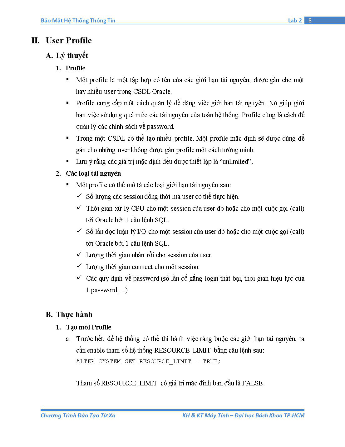 Tài liệu thực hành Bảo mật hệ thống thông tin - Bài thực hành số 2: Cơ bản về quản lý người dùng trang 8