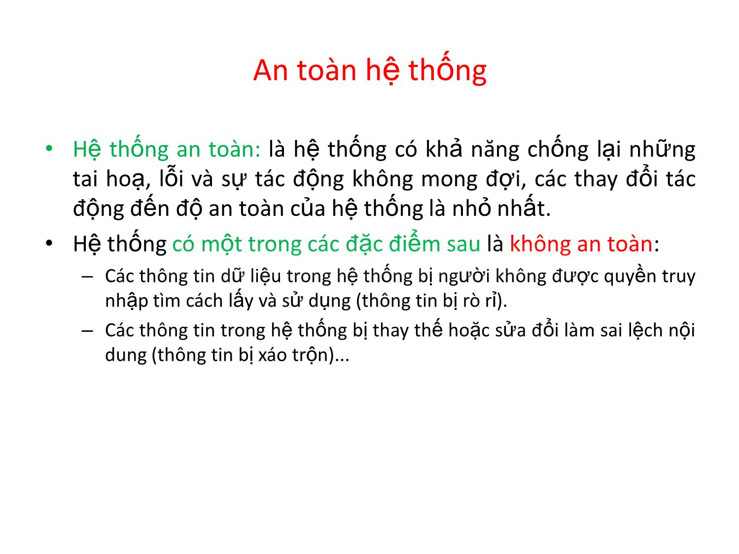 Bài giảng An ninh mạng - Trương Minh Tuấn trang 5