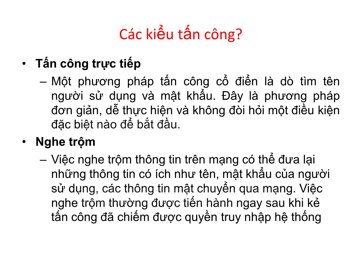 Bài giảng An ninh mạng - Trương Minh Tuấn trang 6