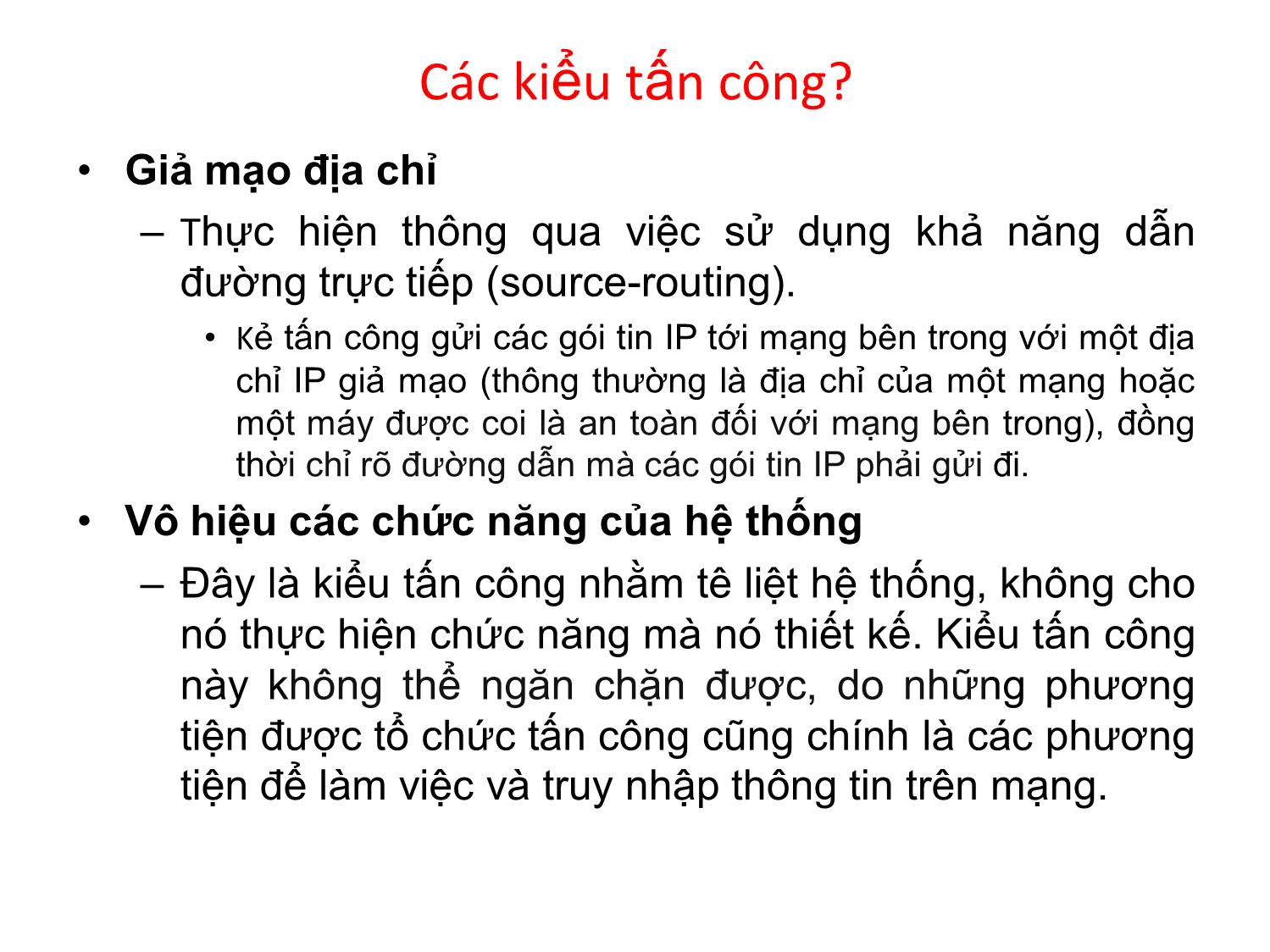 Bài giảng An ninh mạng - Trương Minh Tuấn trang 7