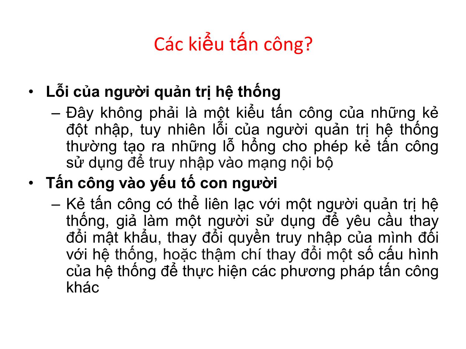 Bài giảng An ninh mạng - Trương Minh Tuấn trang 8