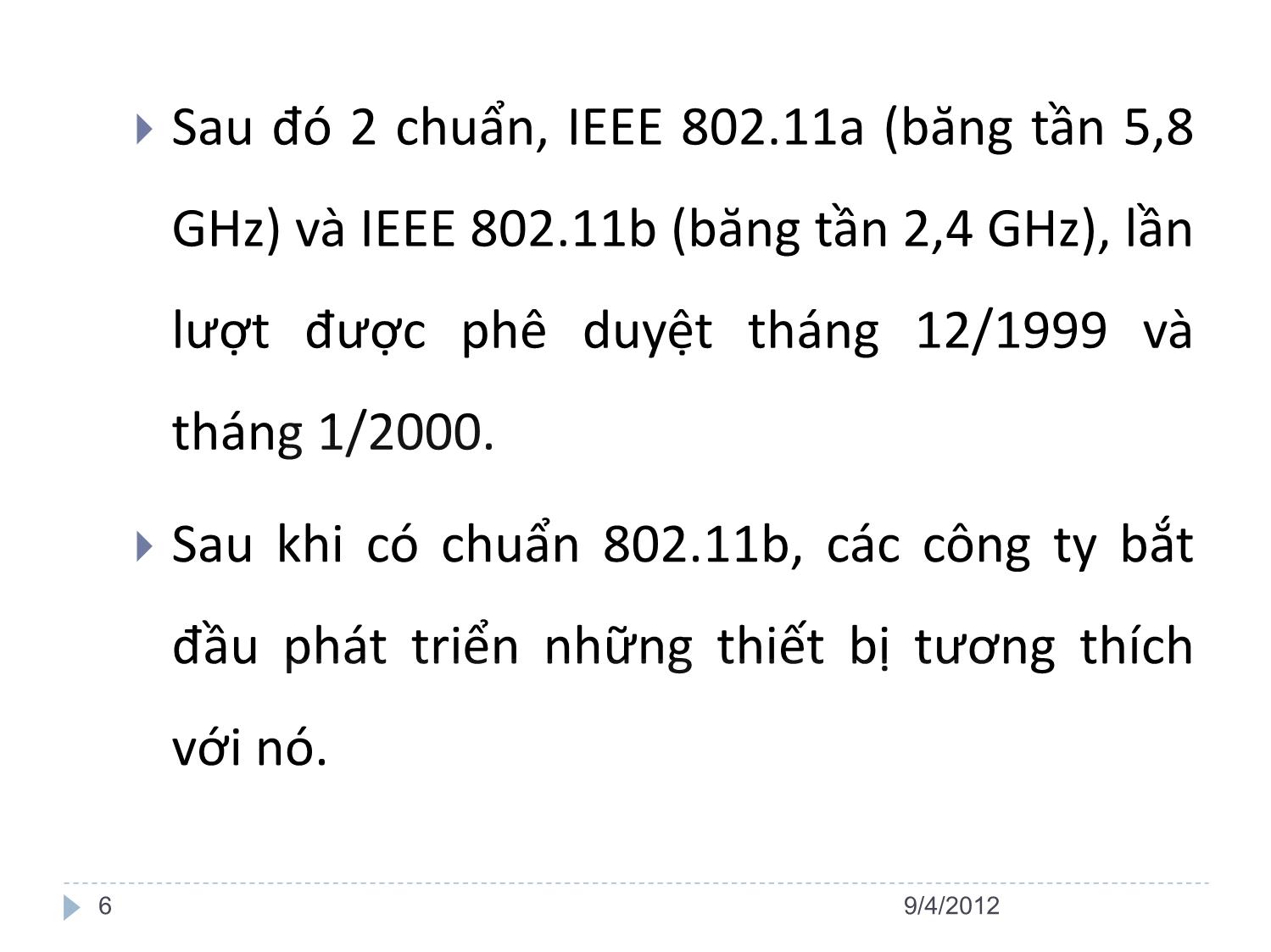 Bài giảng An ninh mạng LAN không dây - Nguyễn Hiếu Minh trang 6