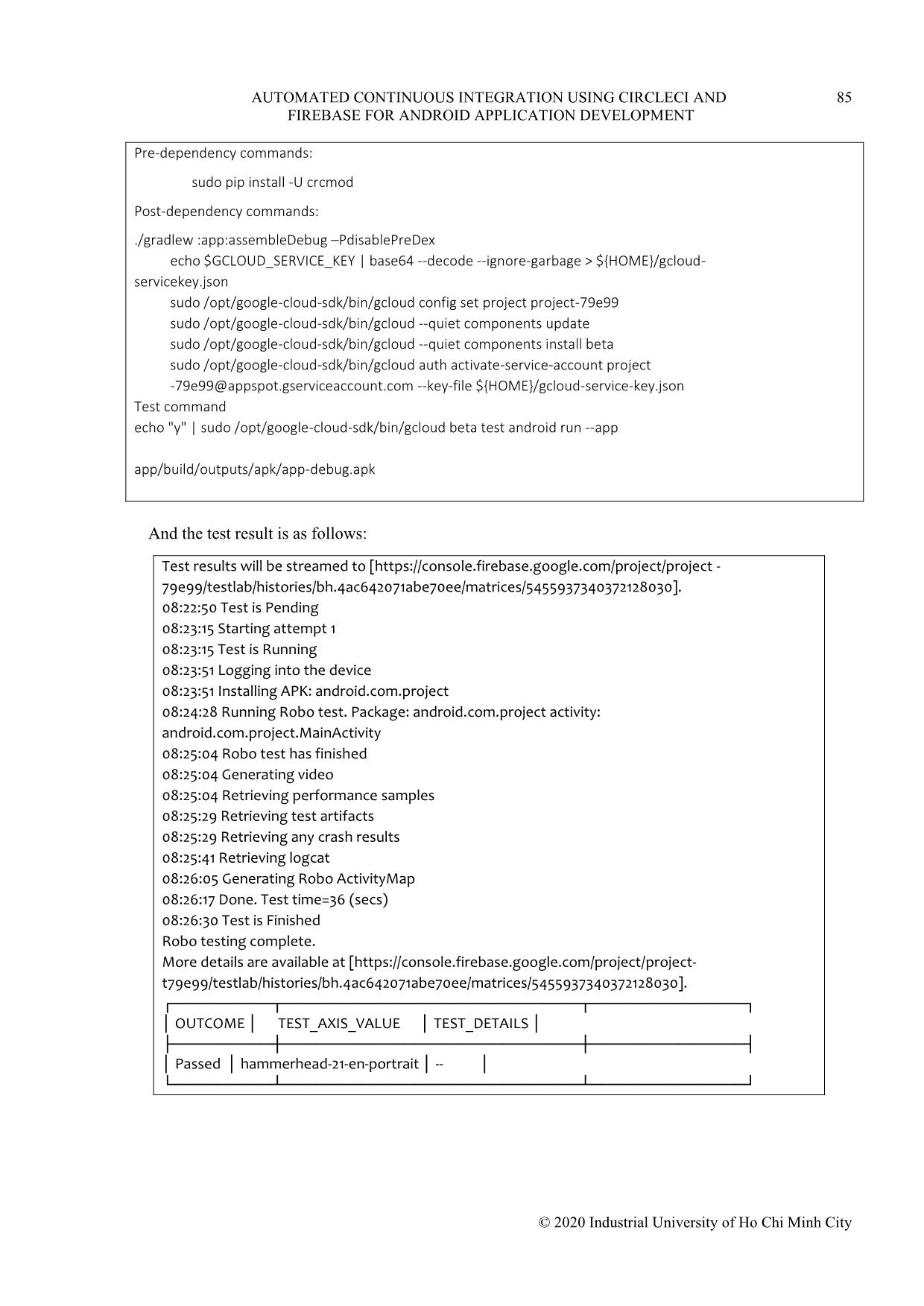 Tomated continuous integration using circleci and firebase for android application development trang 5