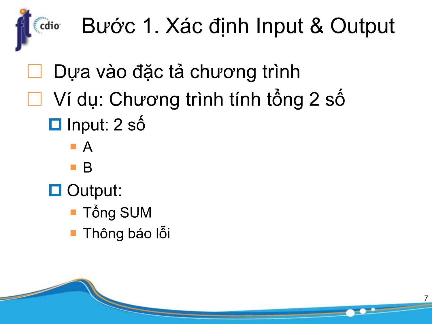 Bài giảng Công cụ kiểm thử phần mềm - Bài 3: Thiết kế kiểm thử phần mềm trang 8