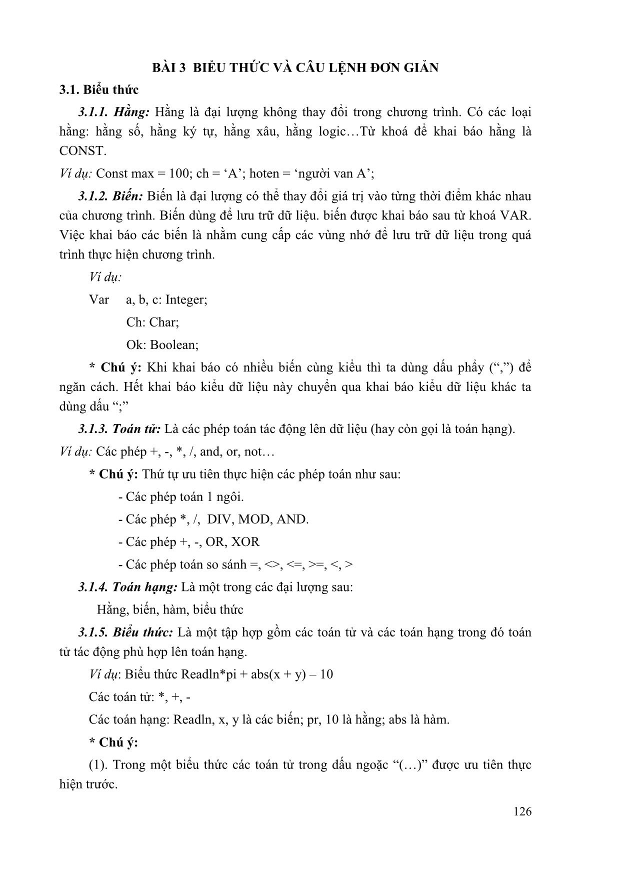 Giáo trình Tin học đại cương (Phần 2) trang 8